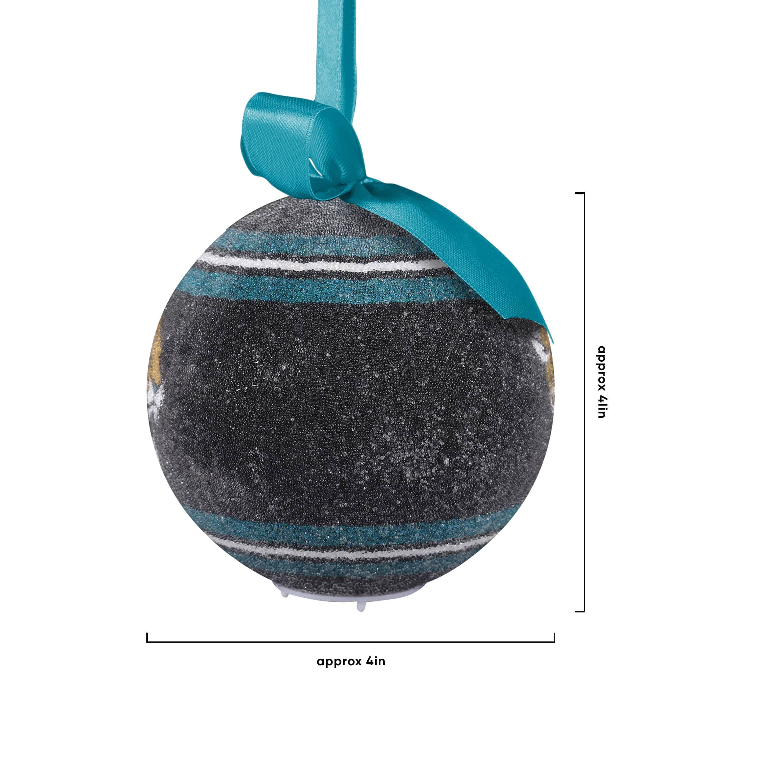 Jacksonville Jaguars NFL LED Shatterproof Ball Ornament - Image 4