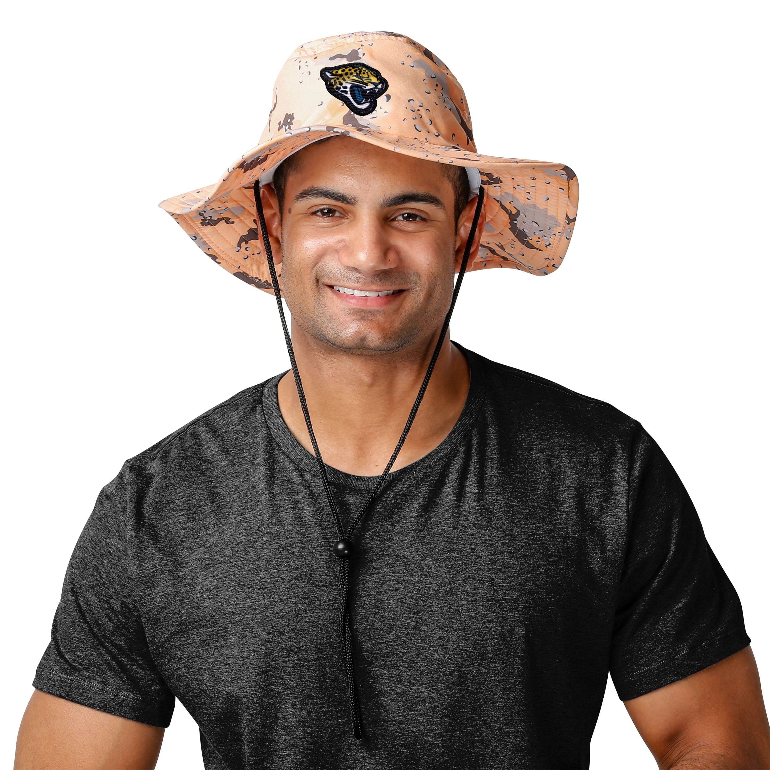 Jacksonville Jaguars NFL Light Desert Camo Boonie Hat - Image 2