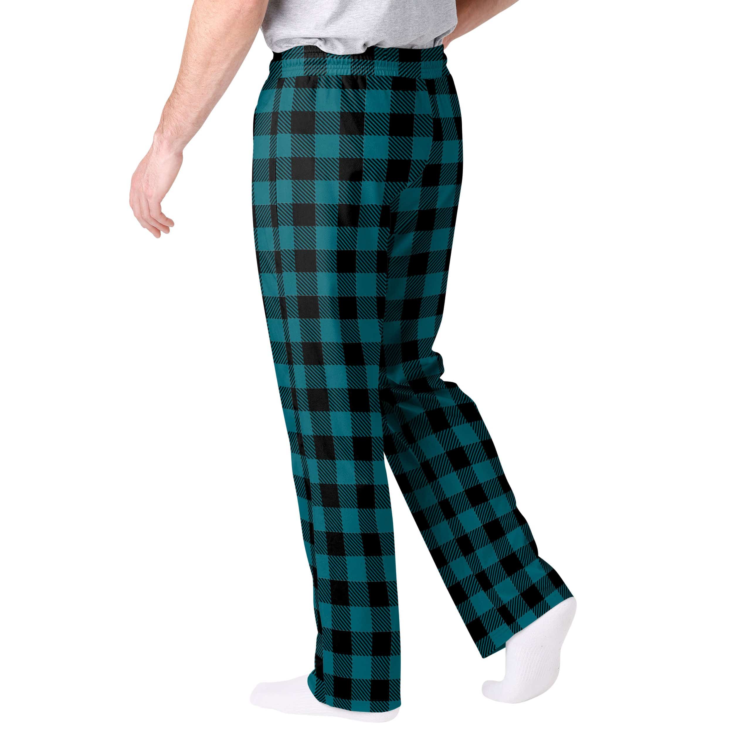 Jacksonville Jaguars NFL Mens Buffalo Check Lounge Pants - Image 2