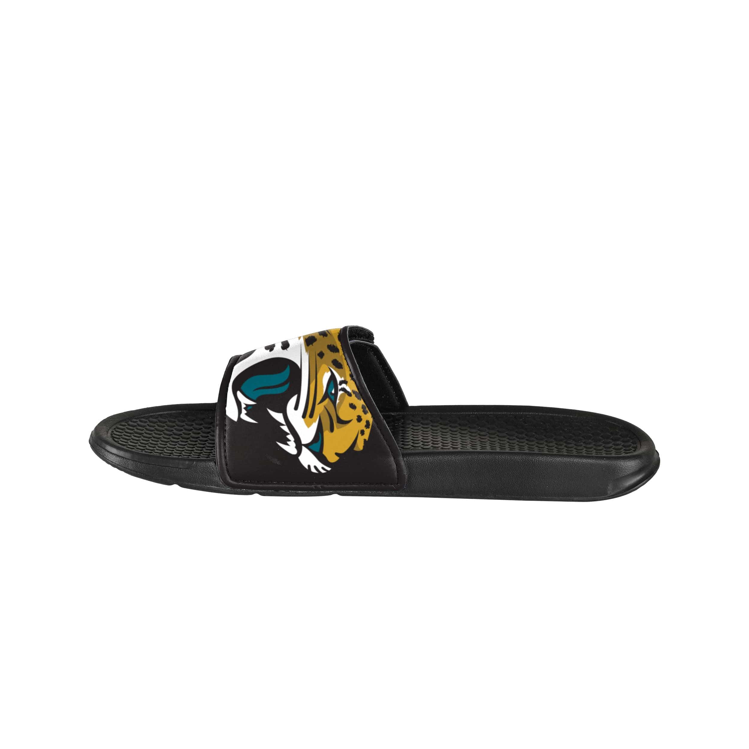 Jacksonville Jaguars NFL Mens Cropped Big Logo Slide - Image 4