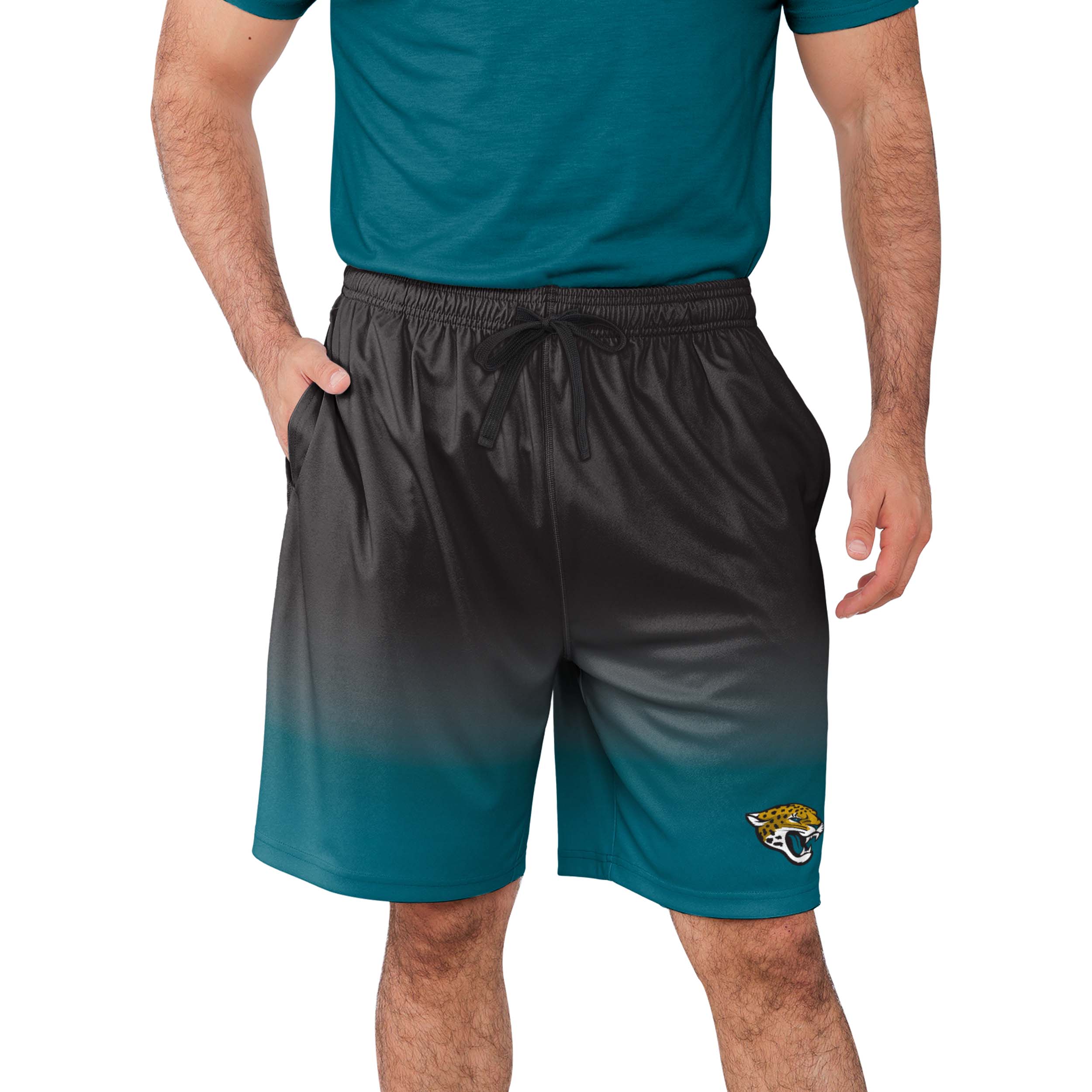 Jacksonville Jaguars NFL Mens Game Ready Gradient Training Shorts - Image 2