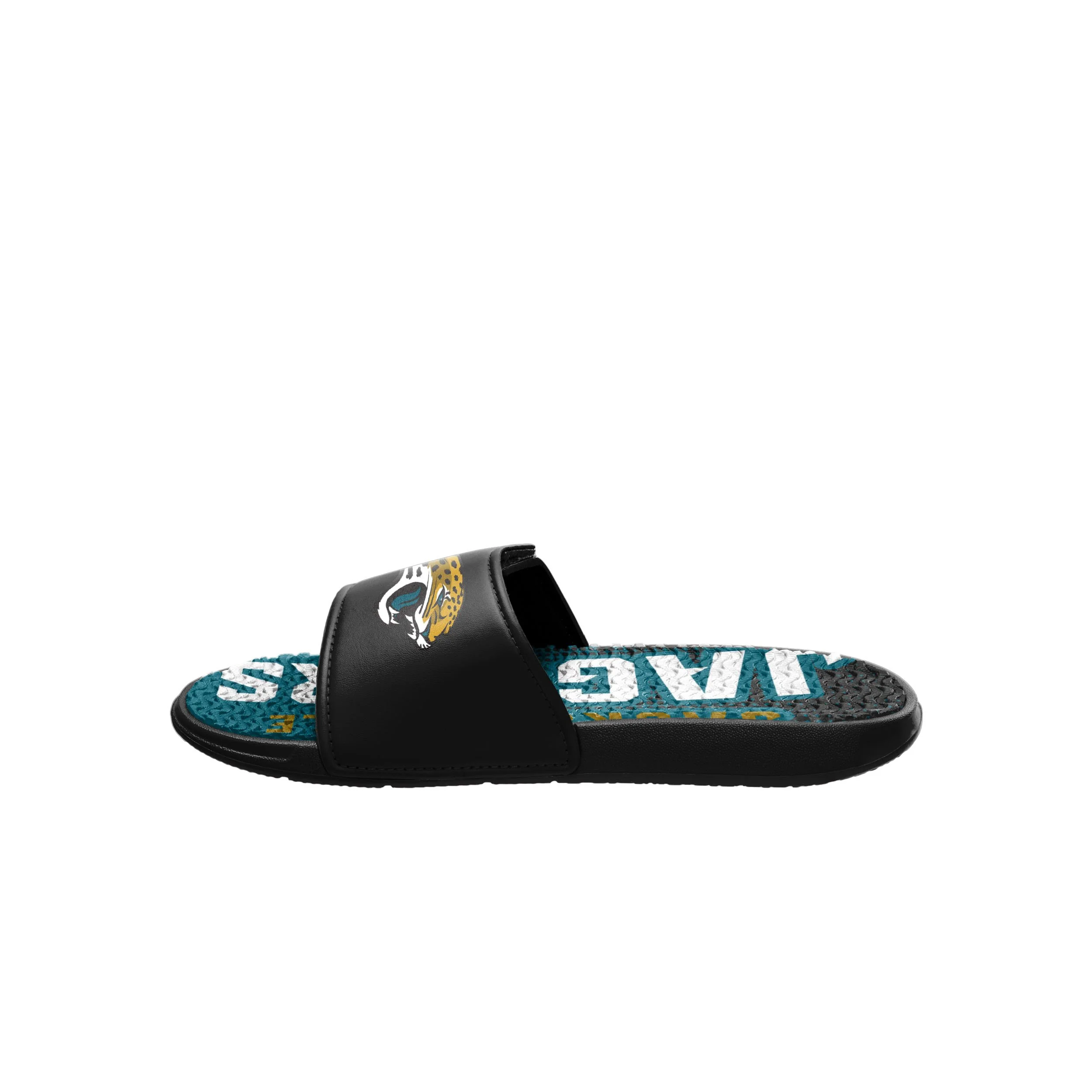 Jacksonville Jaguars NFL Mens Gradient Wordmark Gel Slide - Image 4