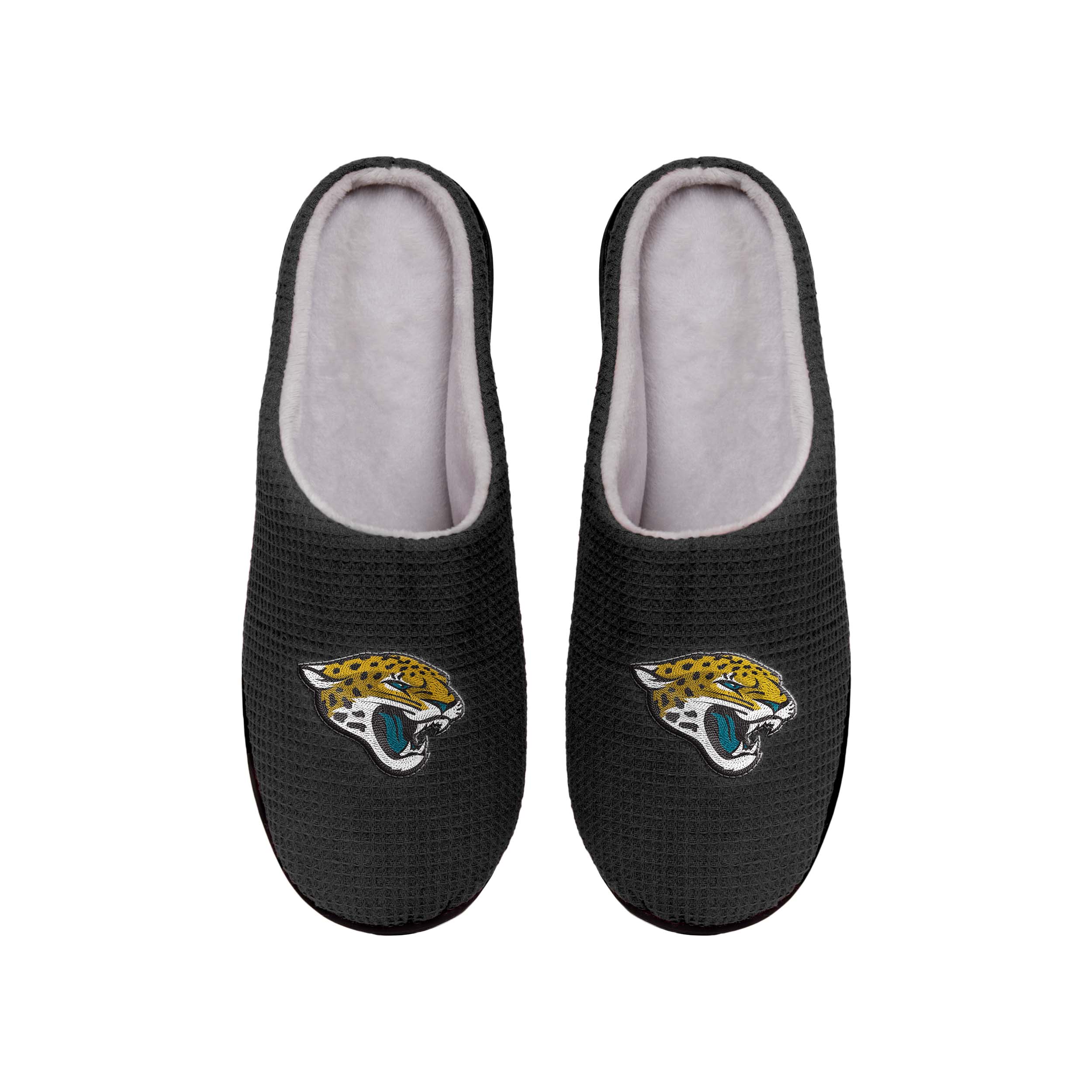 Jacksonville Jaguars NFL Mens Memory Foam Slide Slippers - Image 2