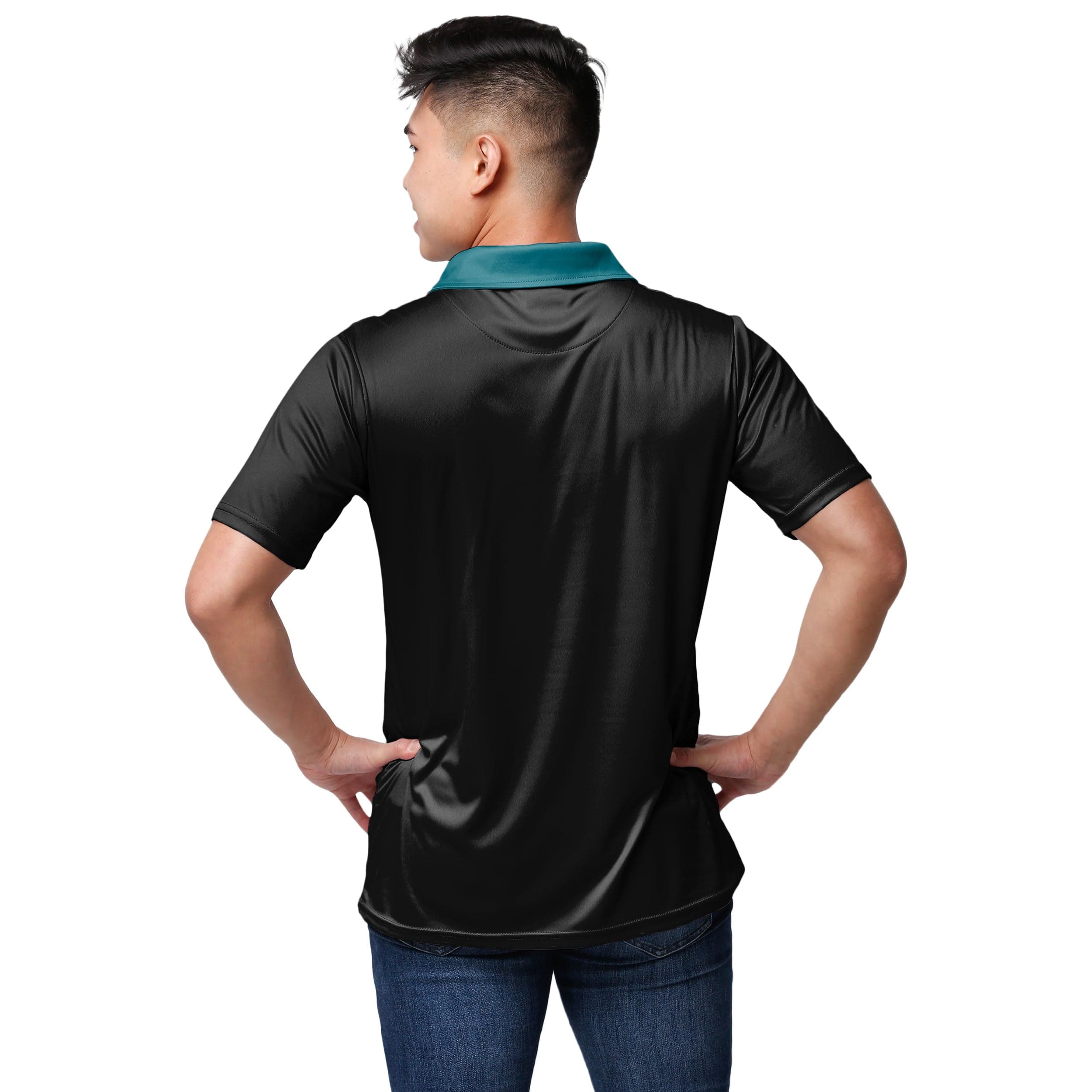 Jacksonville Jaguars NFL Mens Nightcap Polyester Polo - Image 3