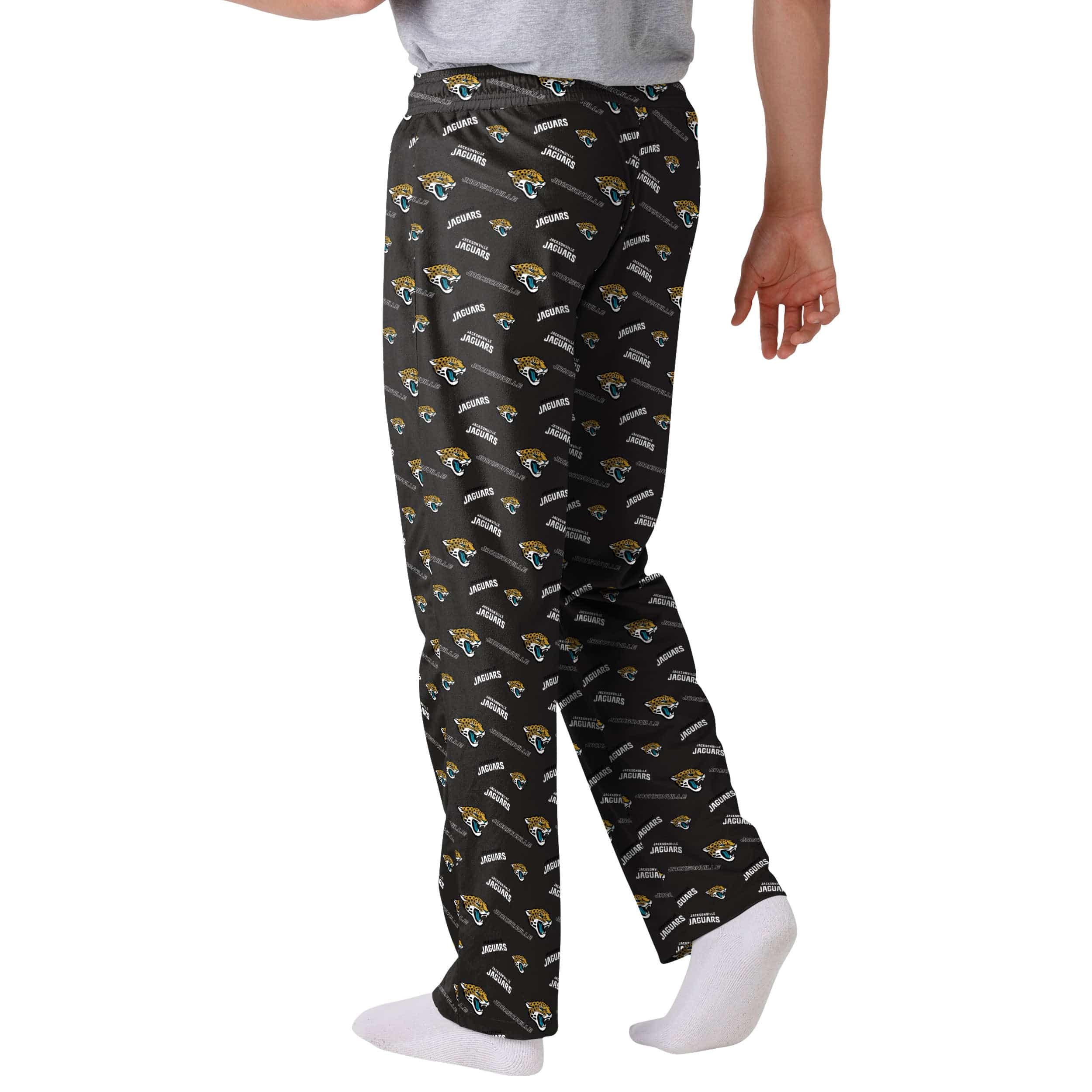 Jacksonville Jaguars NFL Mens Repeat Print Lounge Pants - Image 2