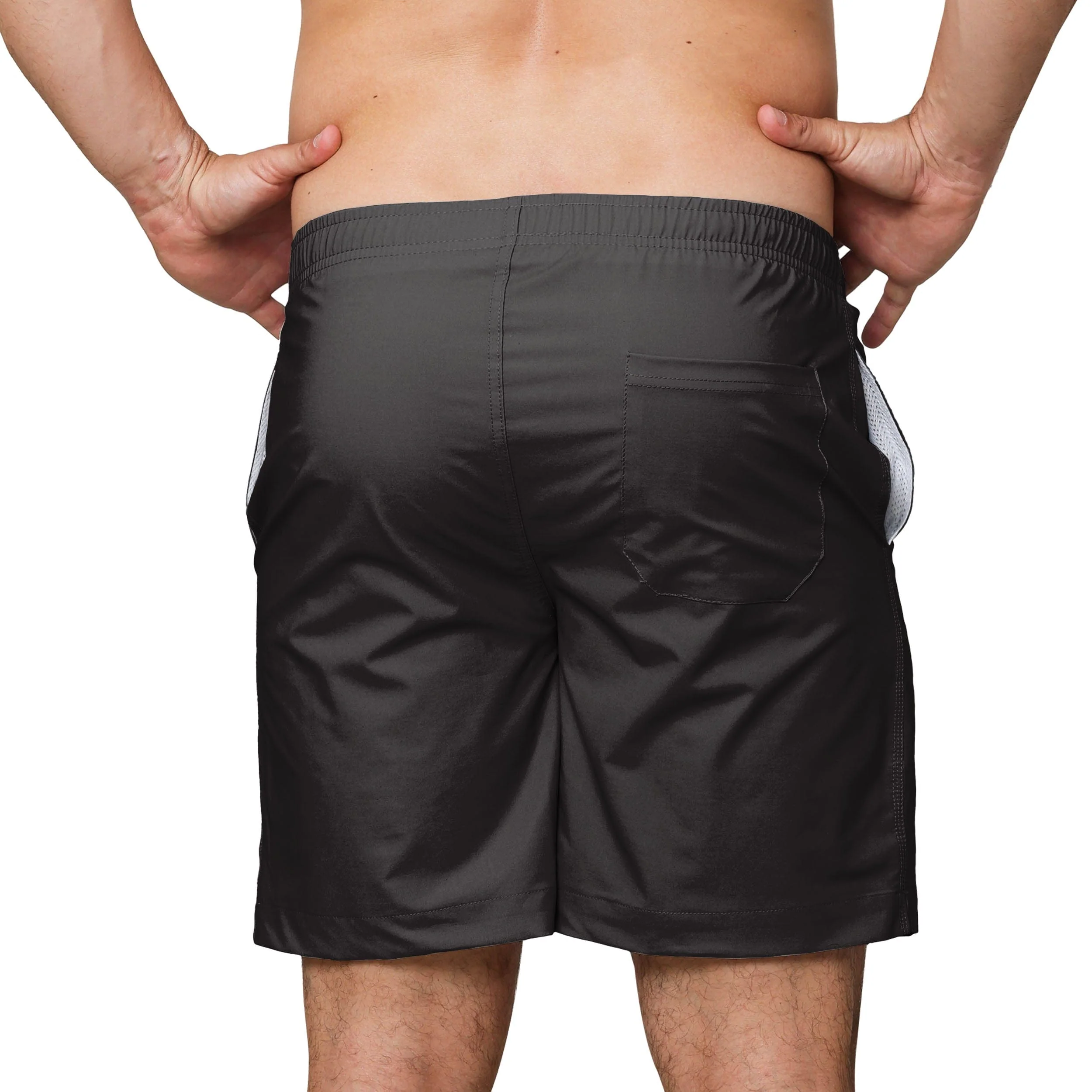 Jacksonville Jaguars NFL Mens Solid Wordmark Traditional Swimming Trunks - Image 3