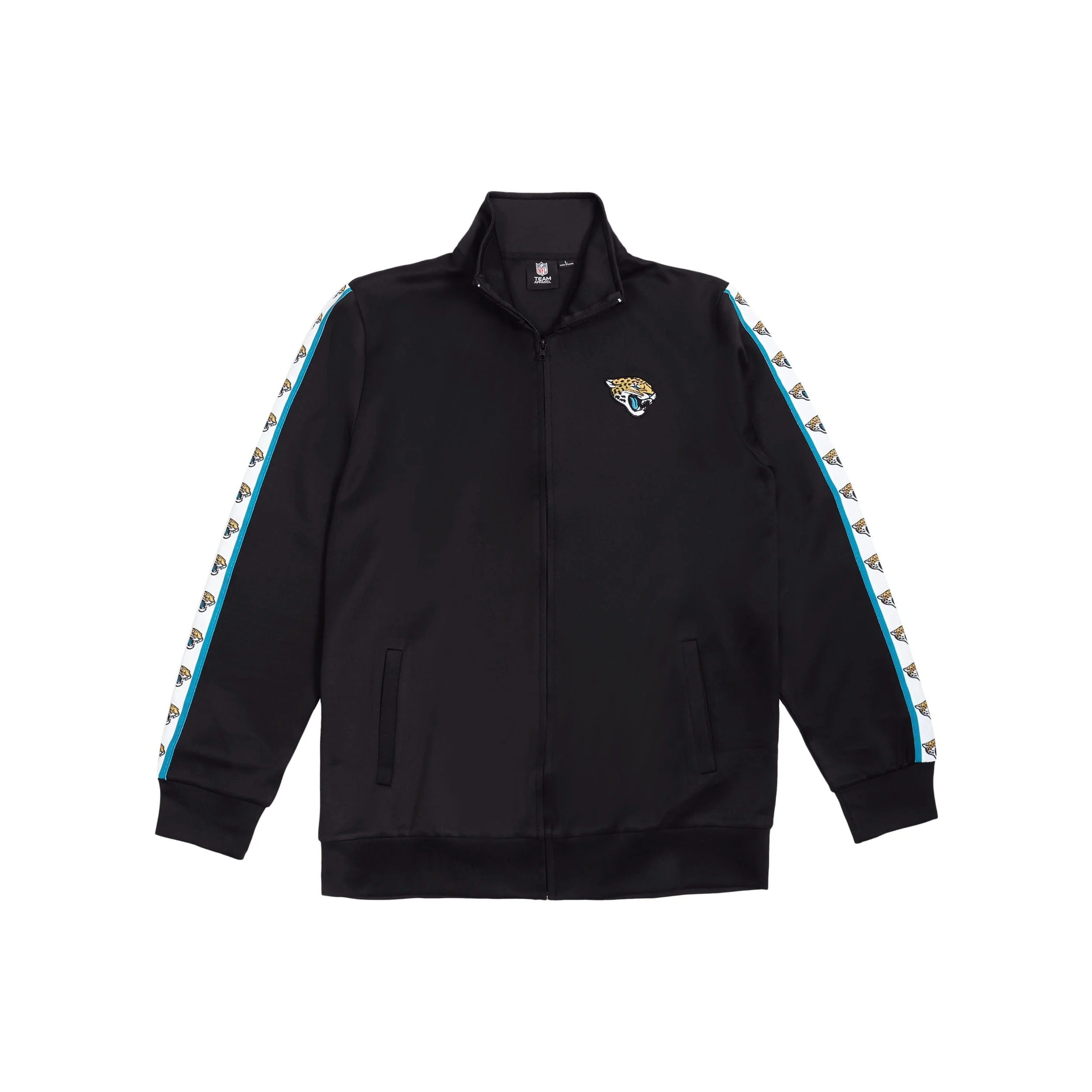 Jacksonville Jaguars NFL Mens Stripe Logo Track Jacket - Image 6
