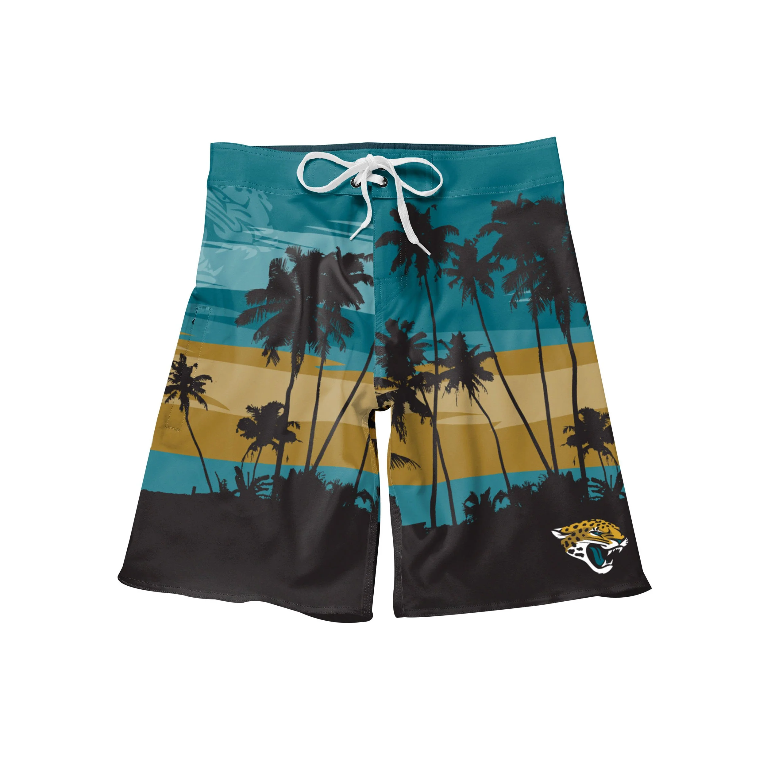 Jacksonville Jaguars NFL Mens Sunset Boardshorts - Image 4