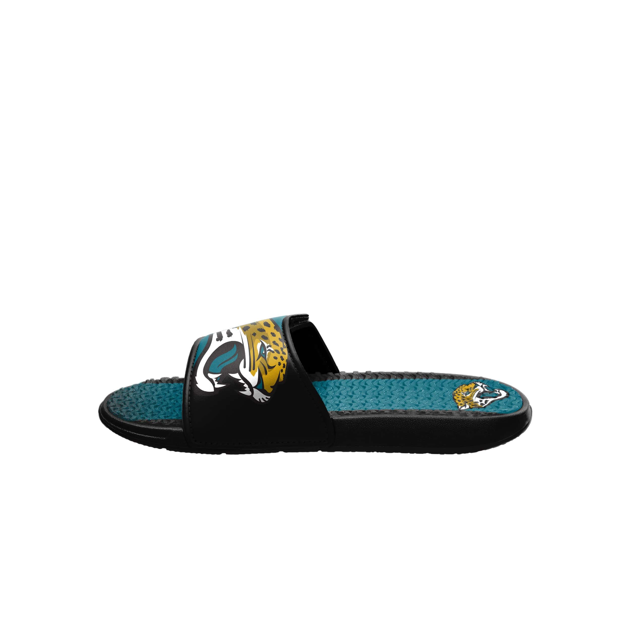 Jacksonville Jaguars NFL Mens Team Stripe Gel Slide - Image 5
