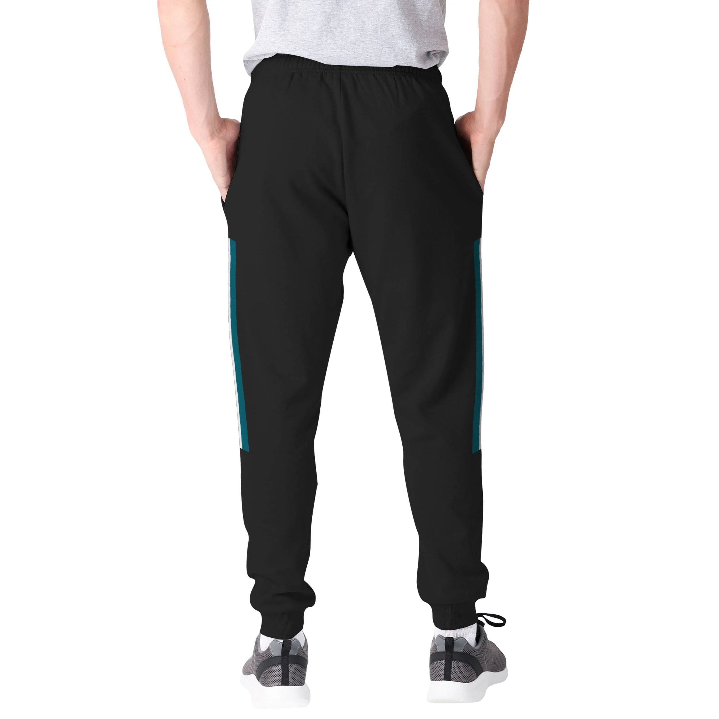 Jacksonville Jaguars NFL Mens Team Stripe Joggers - Image 3