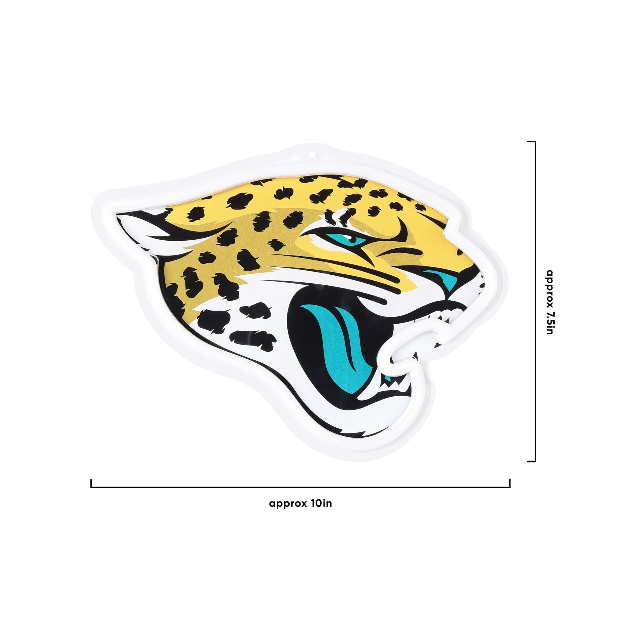 Jacksonville Jaguars NFL Neon Light Up Big Logo Chain - Image 5