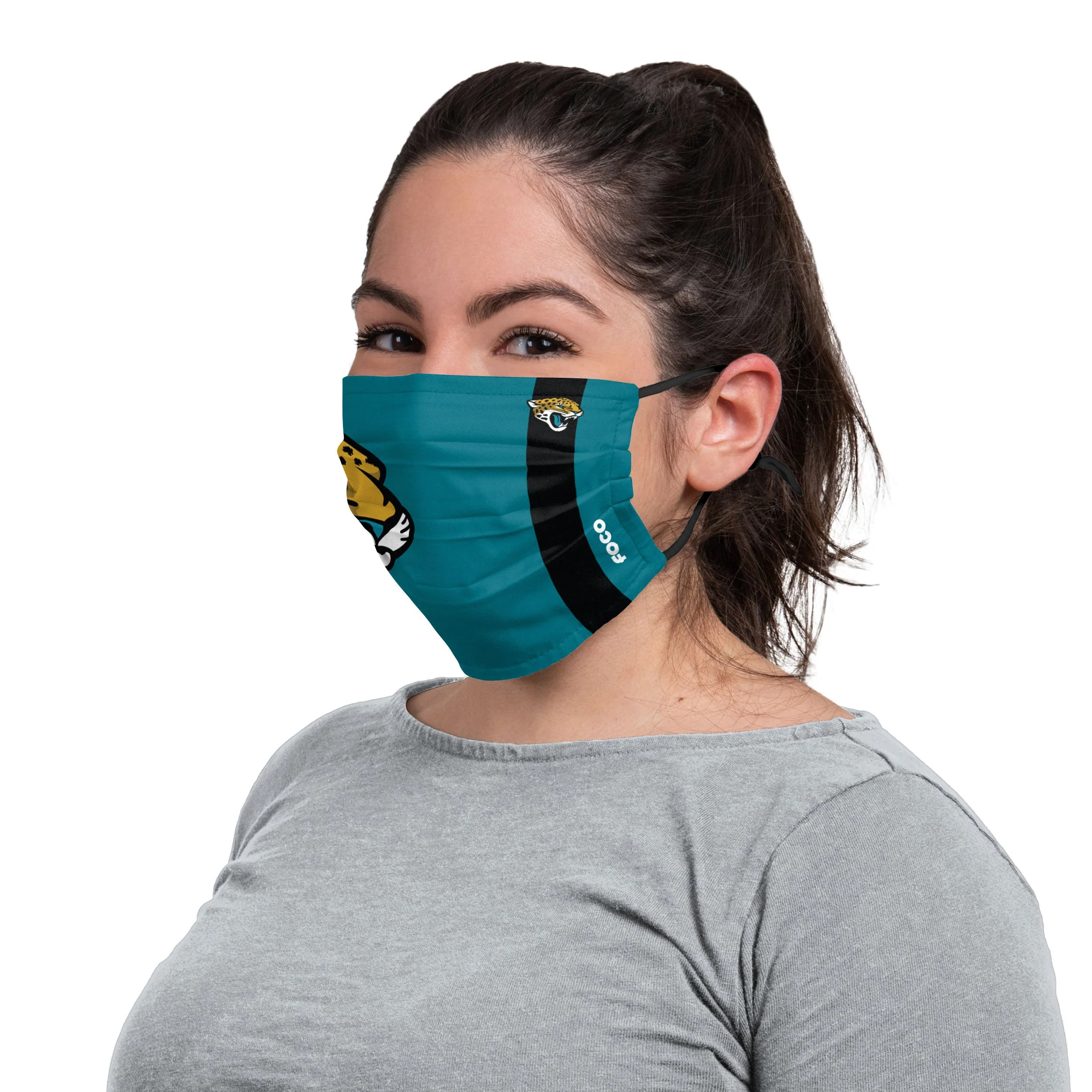 Jacksonville Jaguars NFL On-Field Sideline Logo Face Cover - Image 4