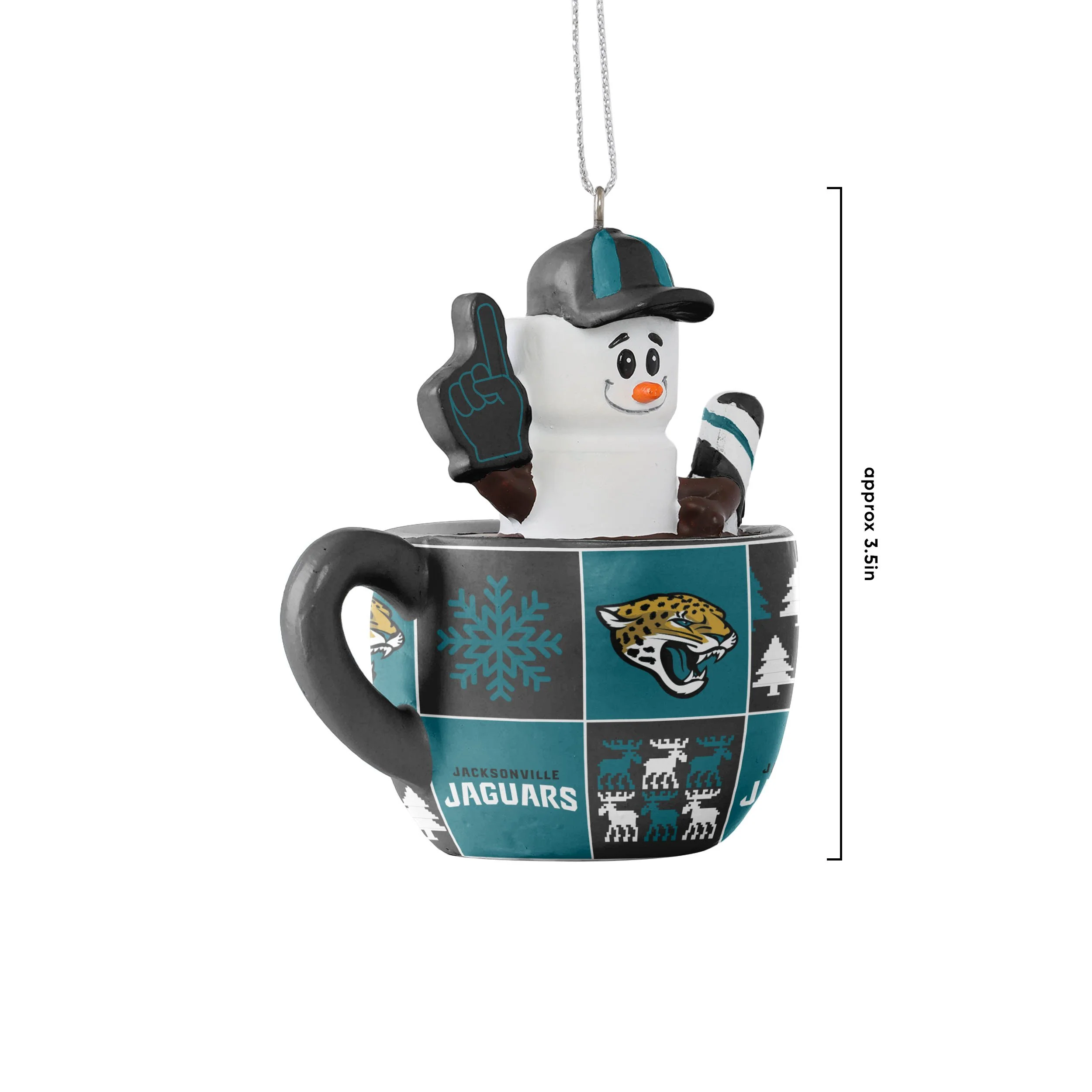 Jacksonville Jaguars NFL Smores Mug Ornament - Image 3
