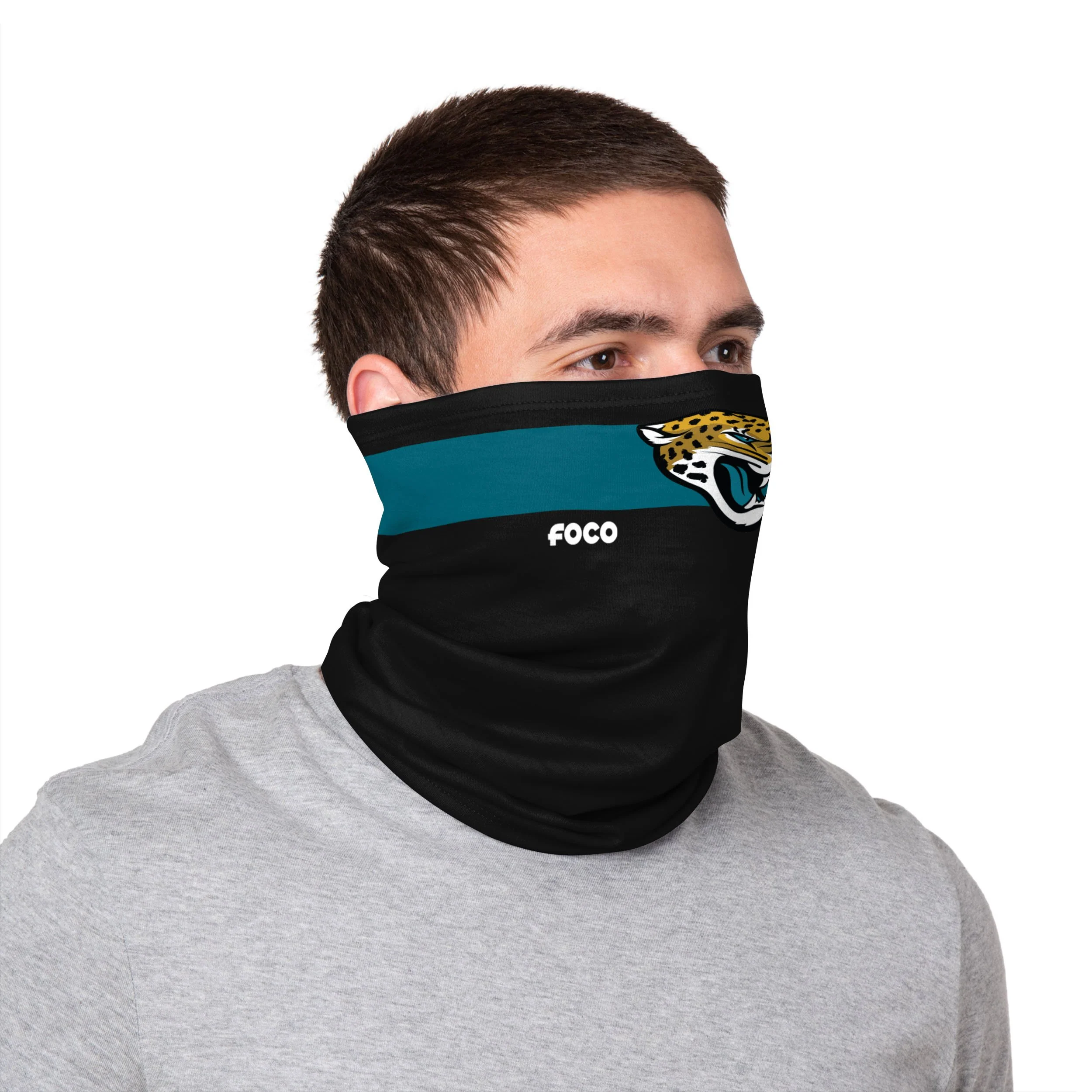 Jacksonville Jaguars NFL Stitched 2 Pack Gaiter Scarf - Image 3
