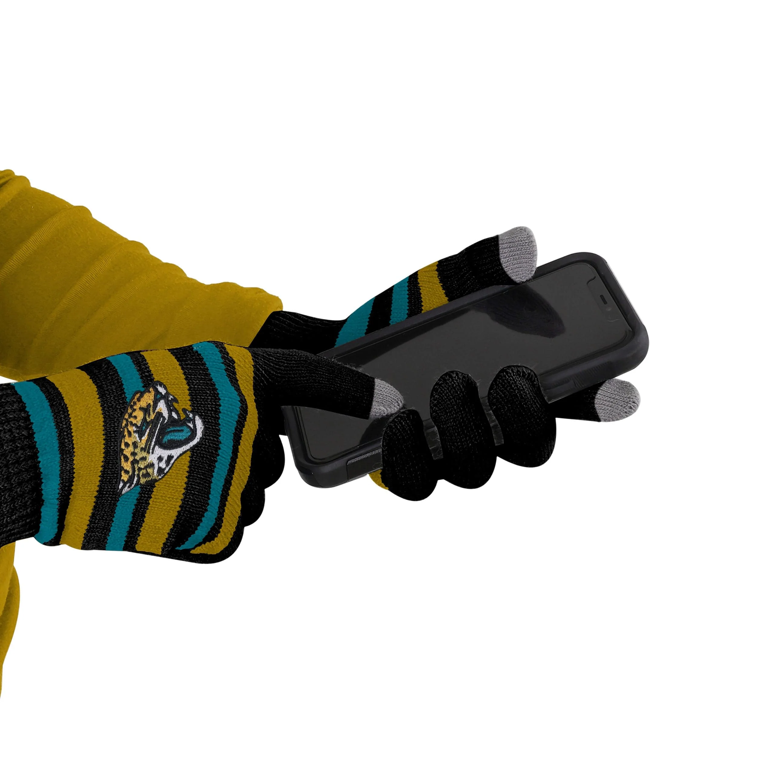 Jacksonville Jaguars NFL Stretch Gloves - Image 2