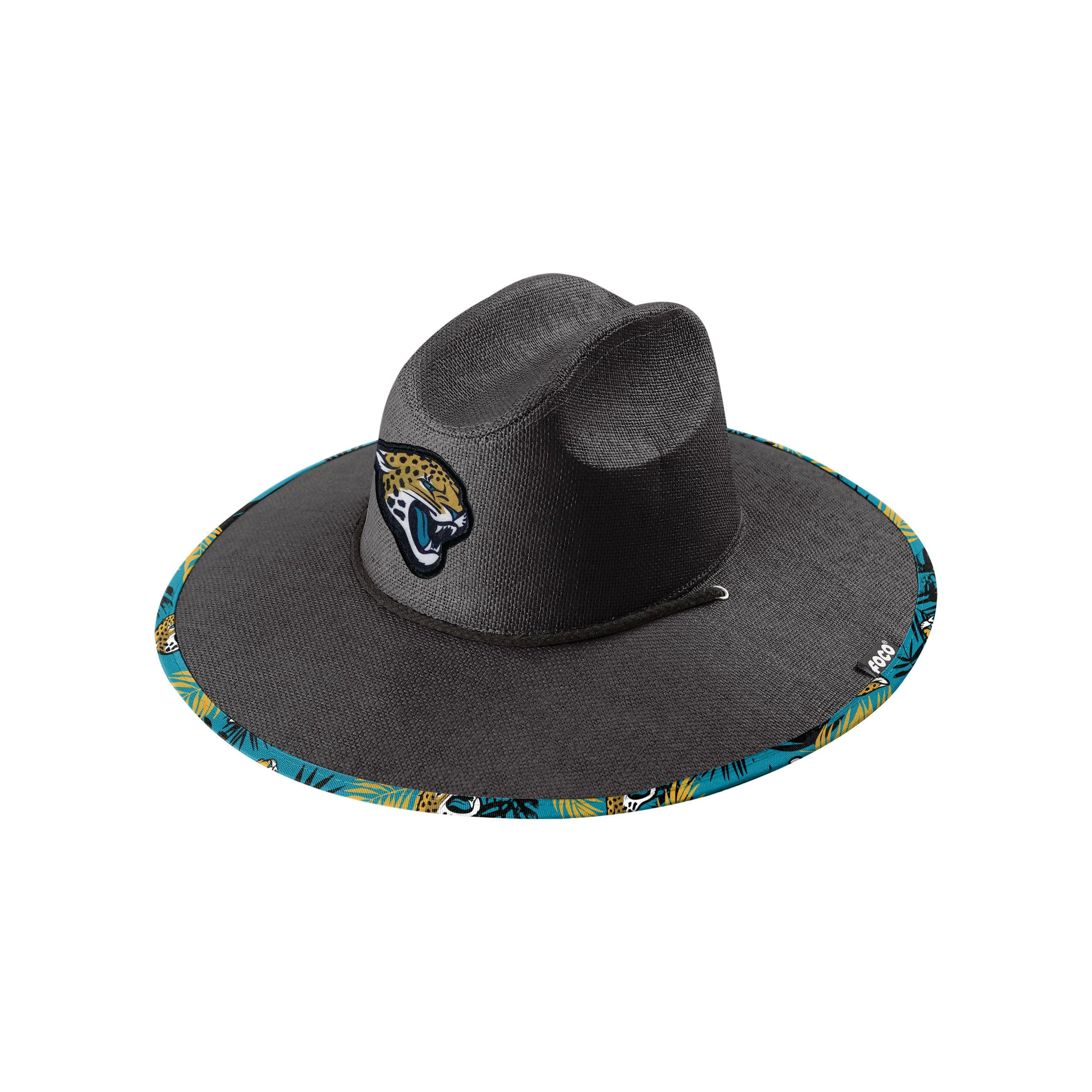 Jacksonville Jaguars NFL Team Color Straw Hat - Image 3