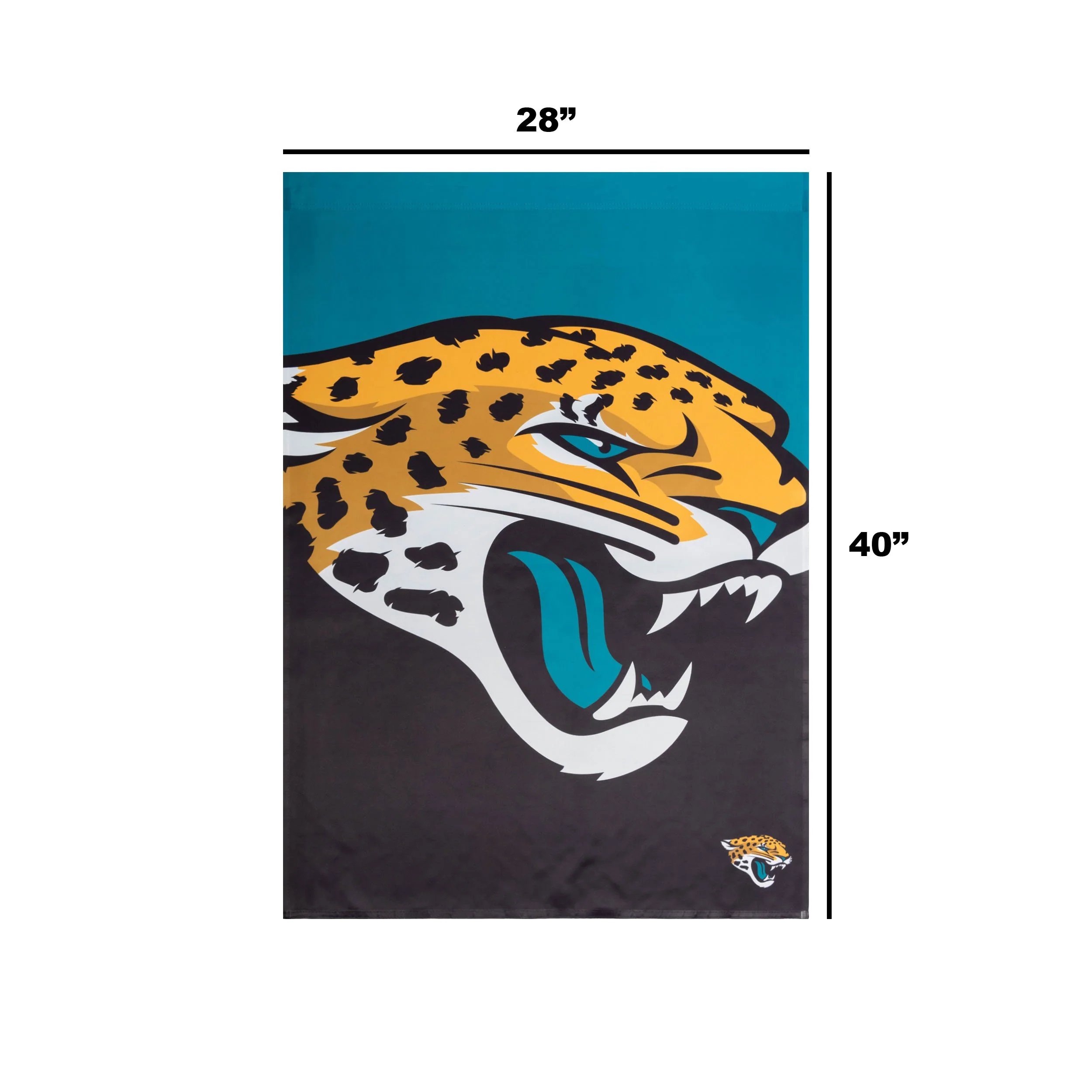 Jacksonville Jaguars NFL Vertical Flag - Image 3