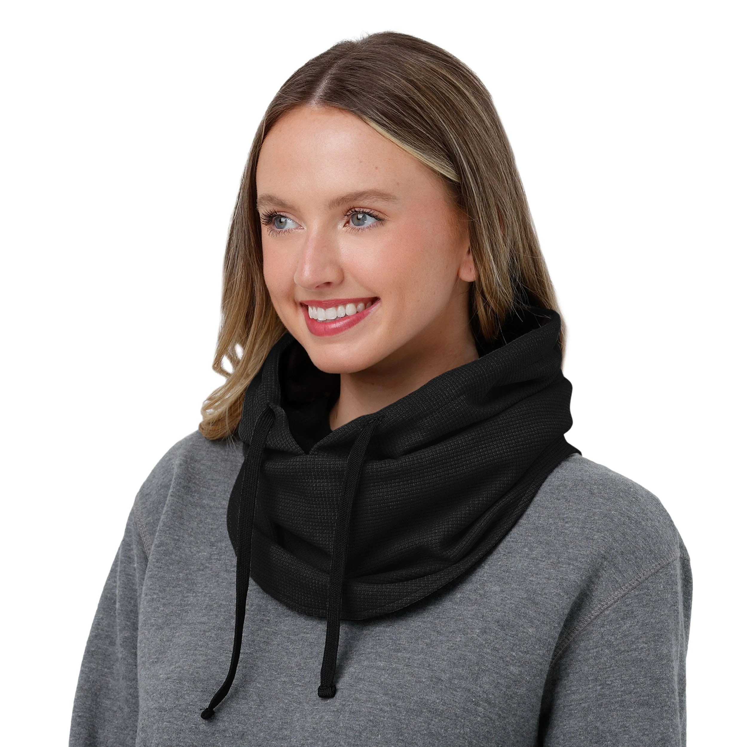 Jacksonville Jaguars NFL Waffle Drawstring Hooded Gaiter - Image 4