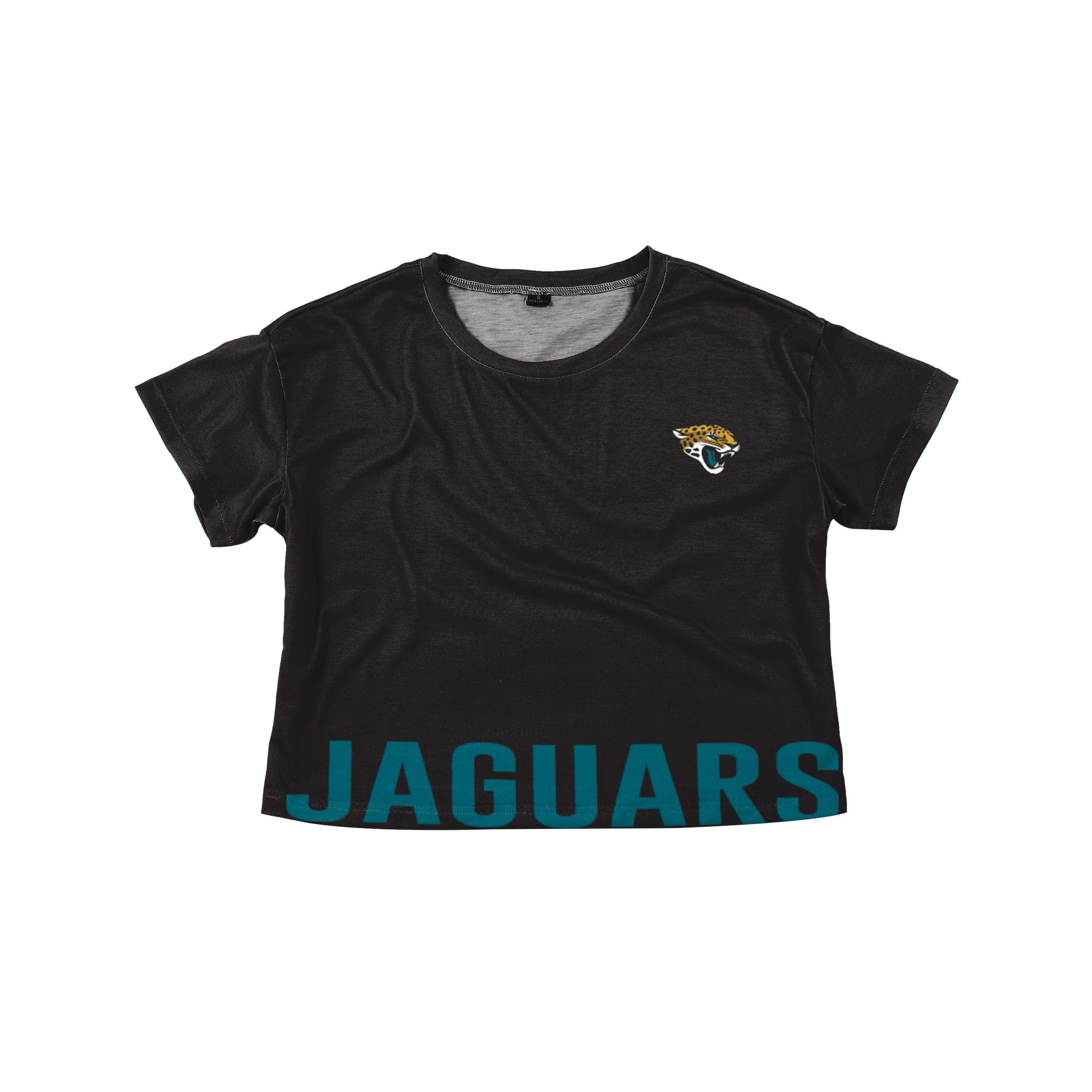 Jacksonville Jaguars NFL Womens Bottom Line Crop Top - Image 3