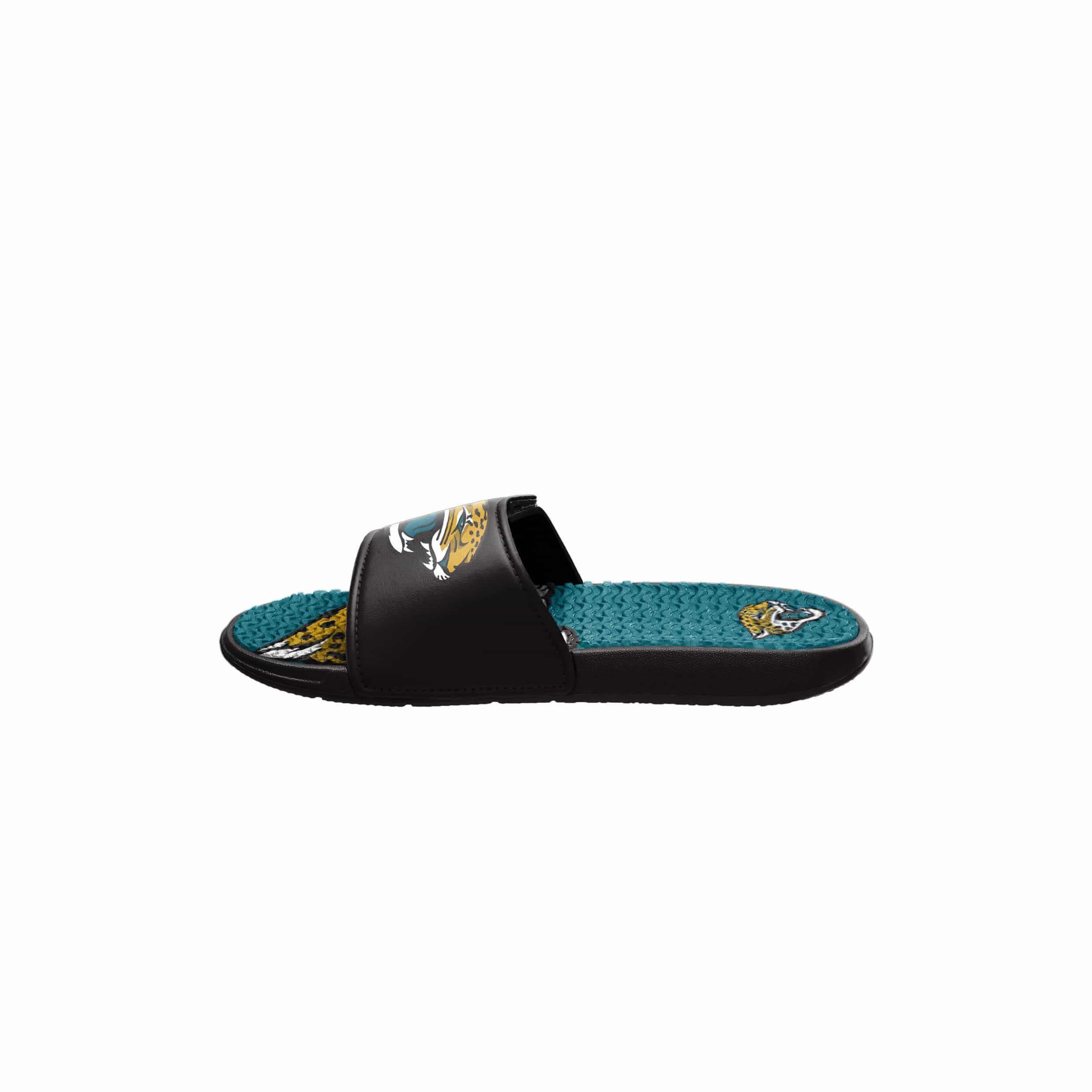 Jacksonville Jaguars NFL Youth Colorblock Big Logo Gel Slide - Image 4