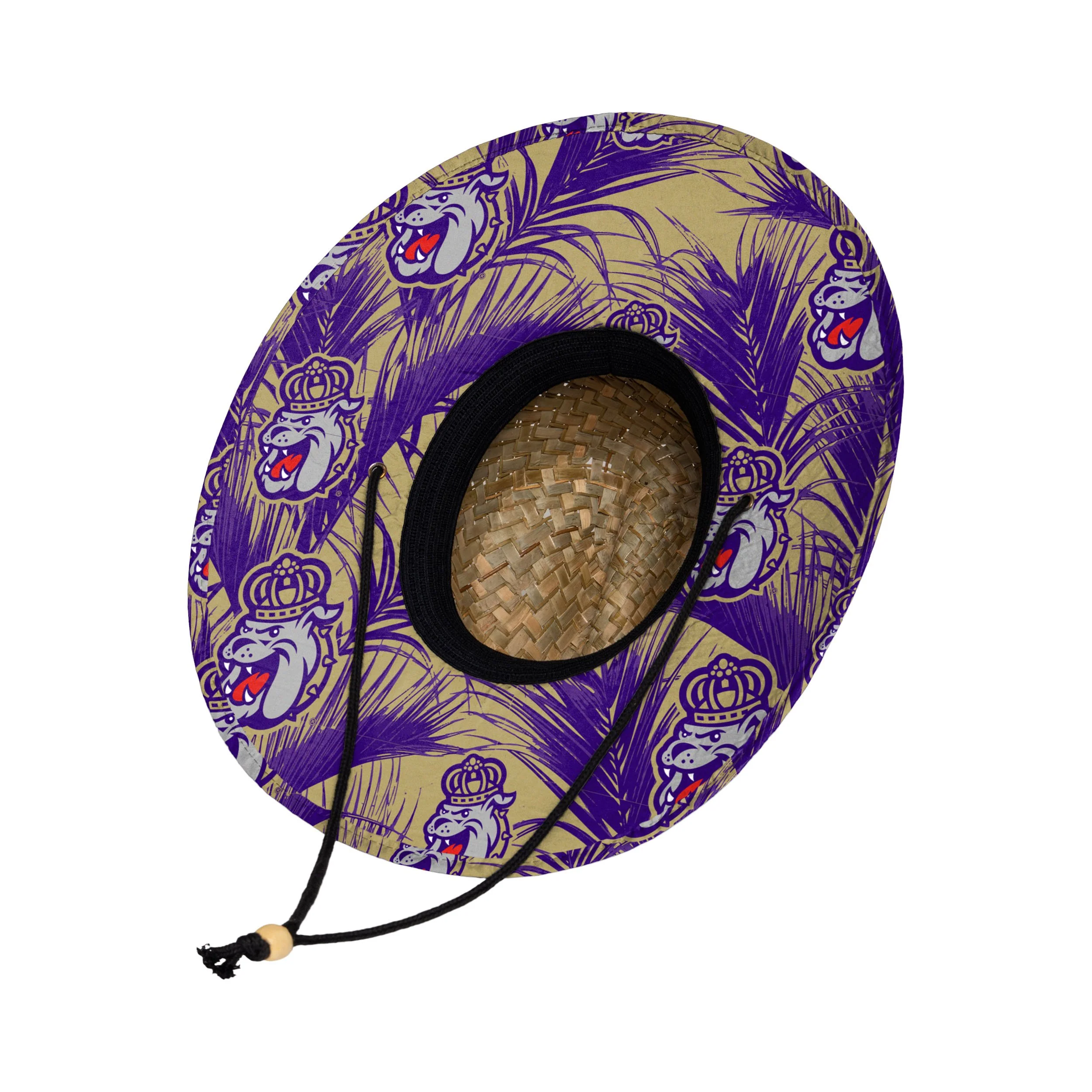 James Madison Dukes NCAA Floral Straw Hat - Image 2