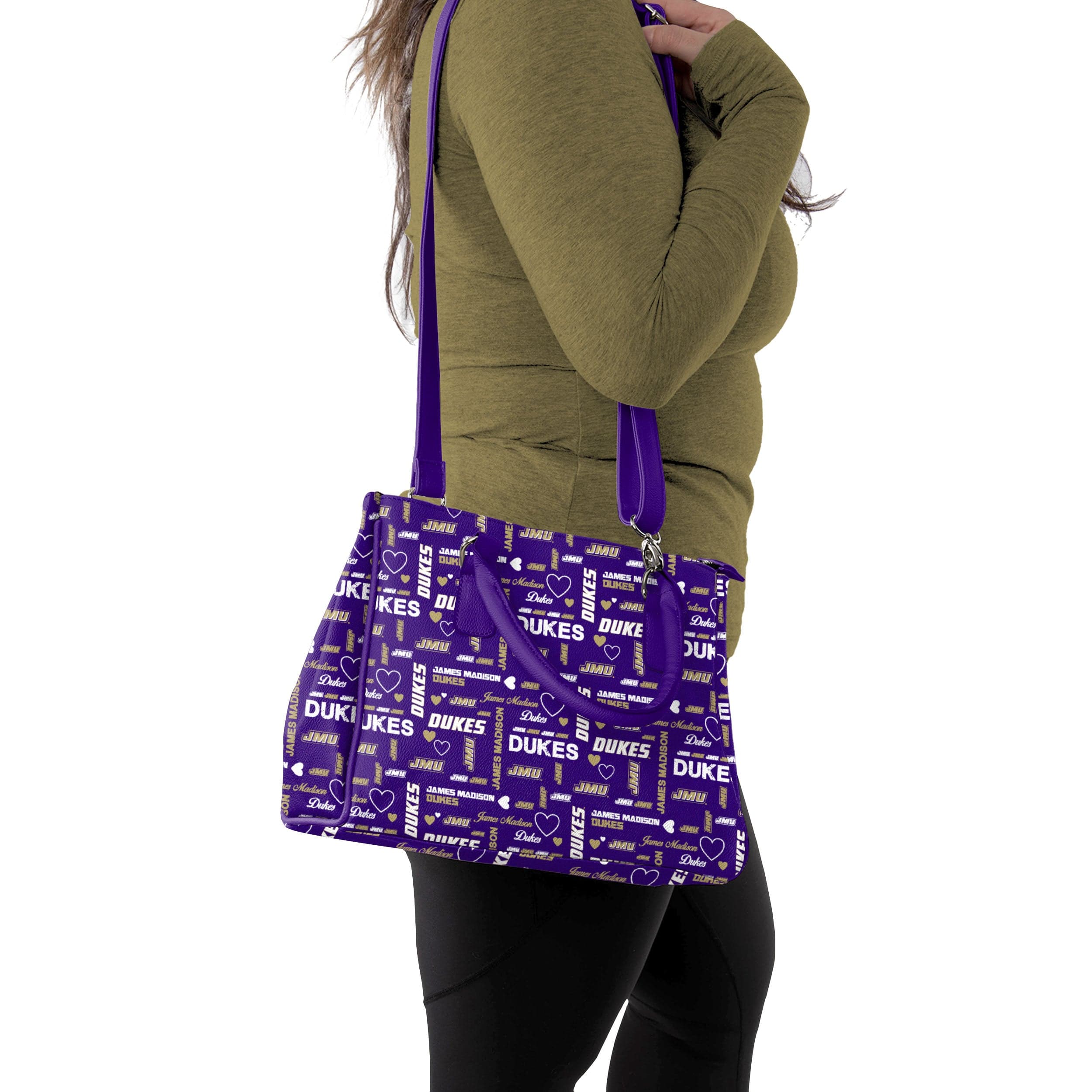 James Madison Dukes NCAA Logo Love Purse - Image 2