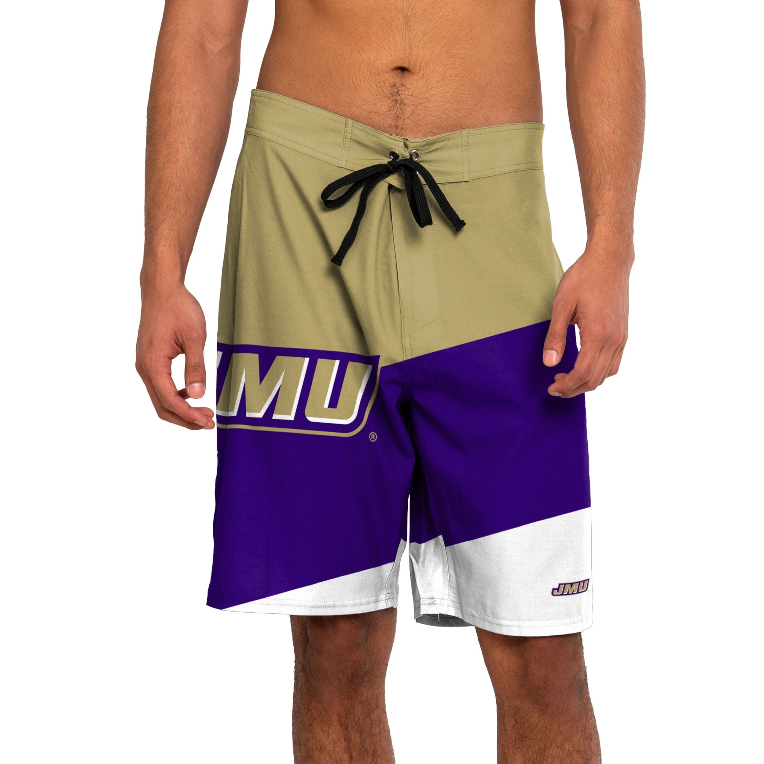 James Madison Dukes NCAA Mens Color Dive Boardshorts - Image 2