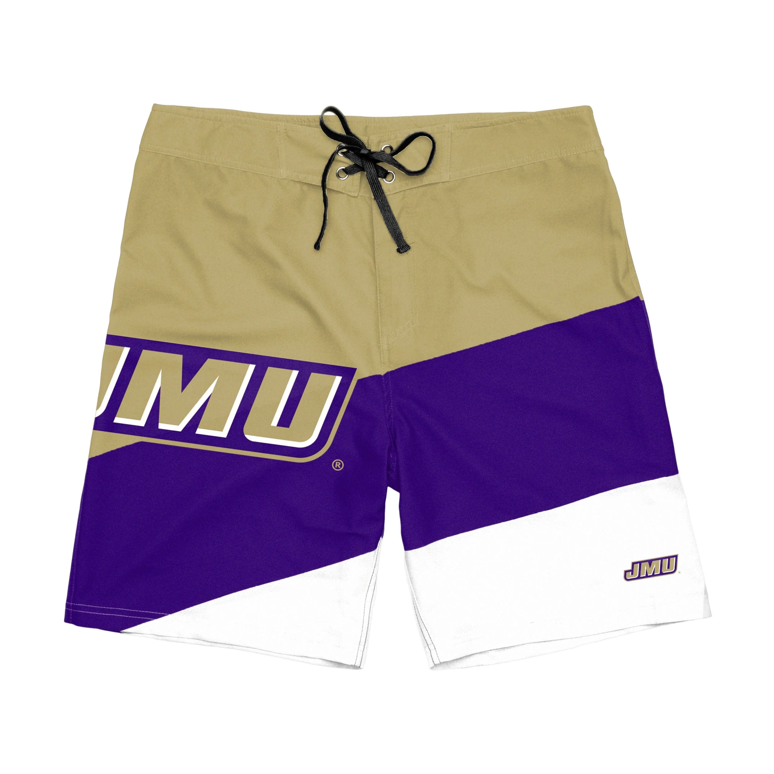James Madison Dukes NCAA Mens Color Dive Boardshorts - Image 3