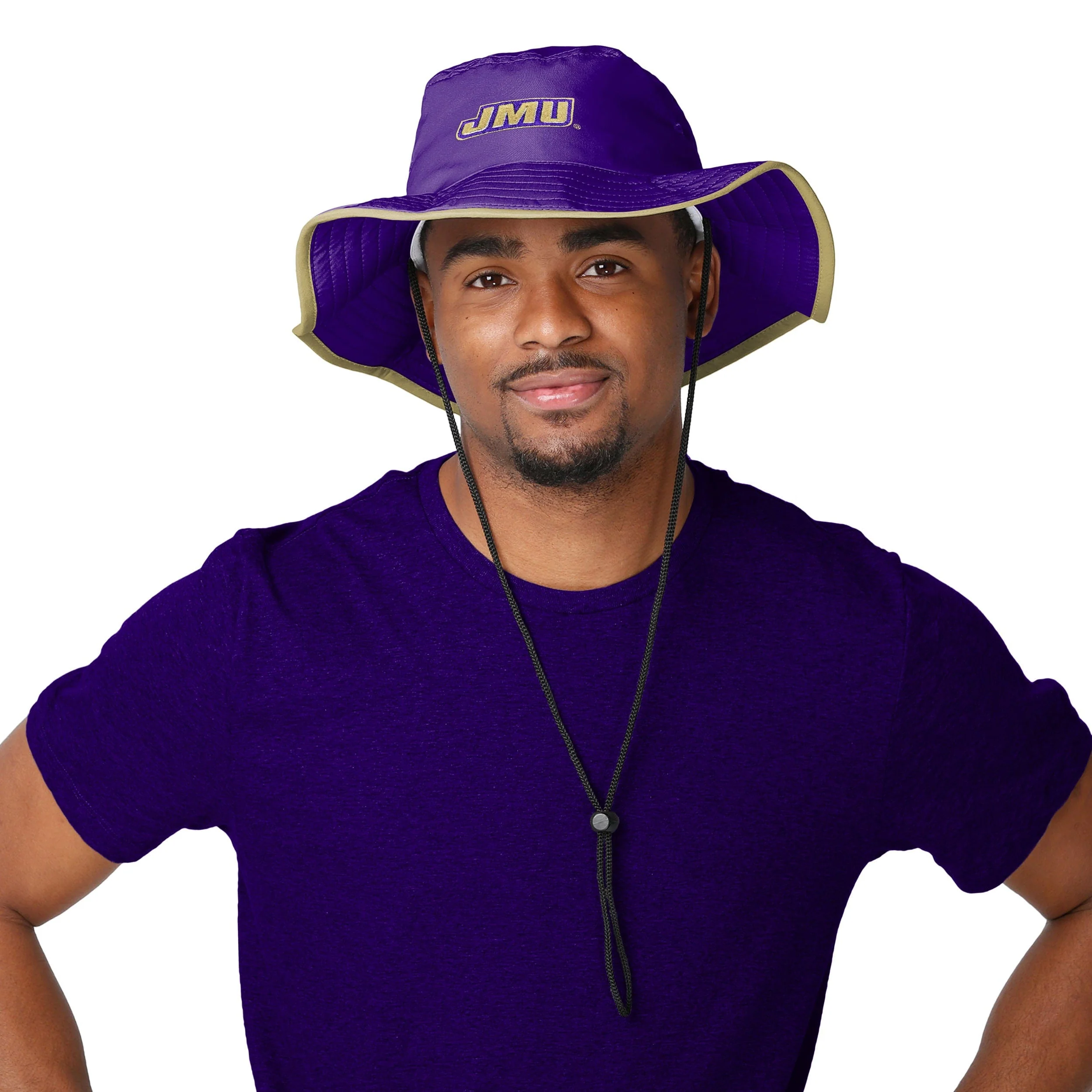 James Madison Dukes NCAA Solid Boonie Hat - Image 2