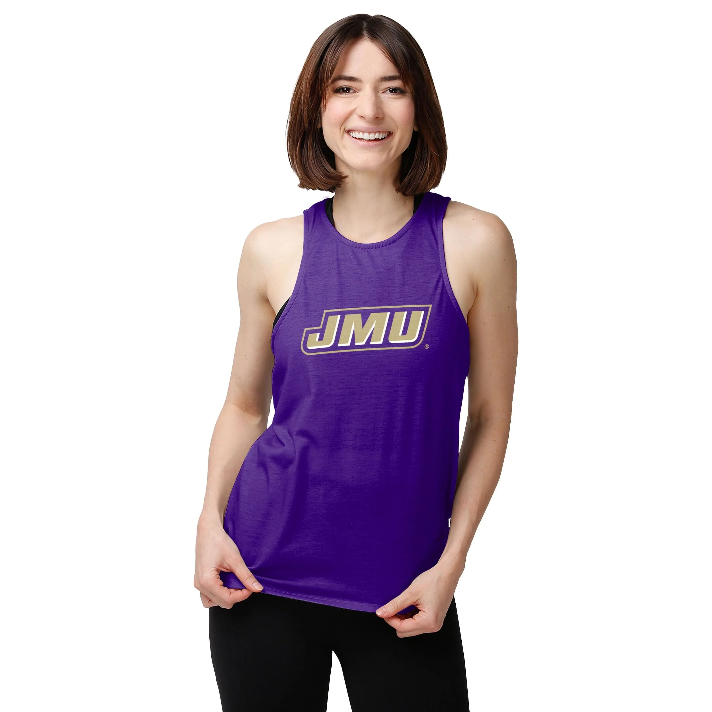 James Madison Dukes NCAA Womens Tie-Breaker Sleeveless Top - Image 2