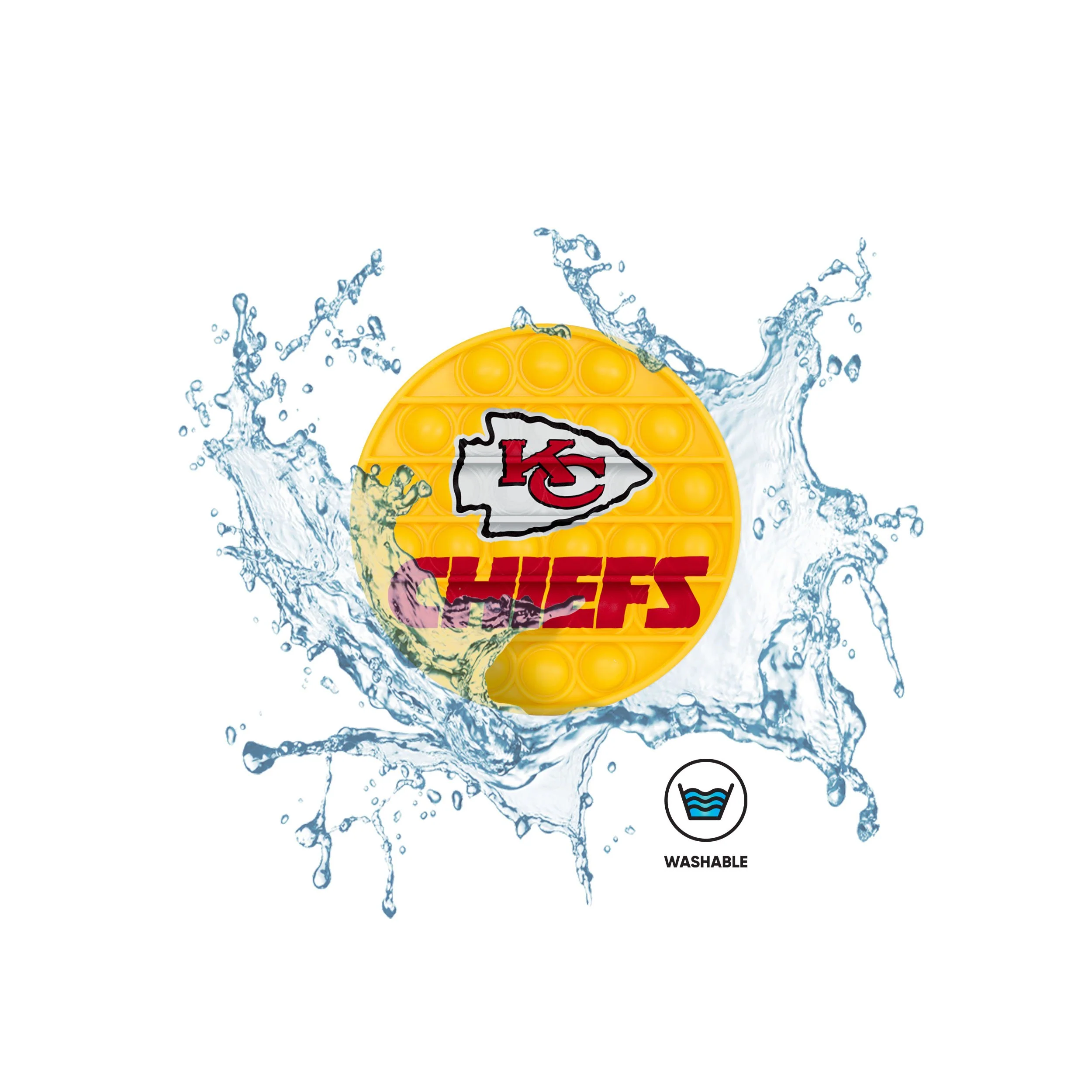 Kansas City Chiefs NFL 2 Pack Helmet & Circle Push-Itz Fidget - Image 5