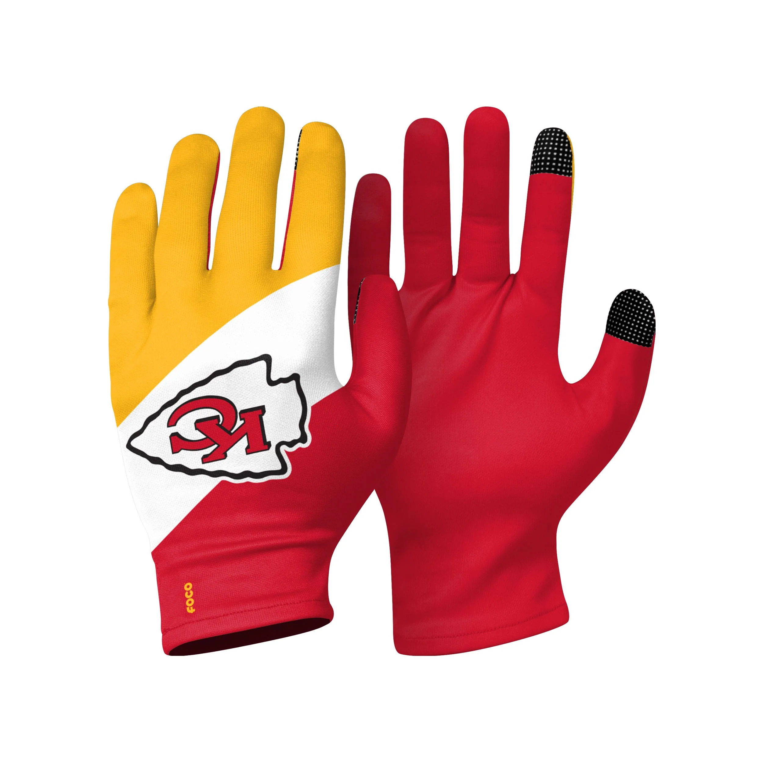 Kansas City Chiefs NFL 2 Pack Reusable Stretch Gloves - Image 3