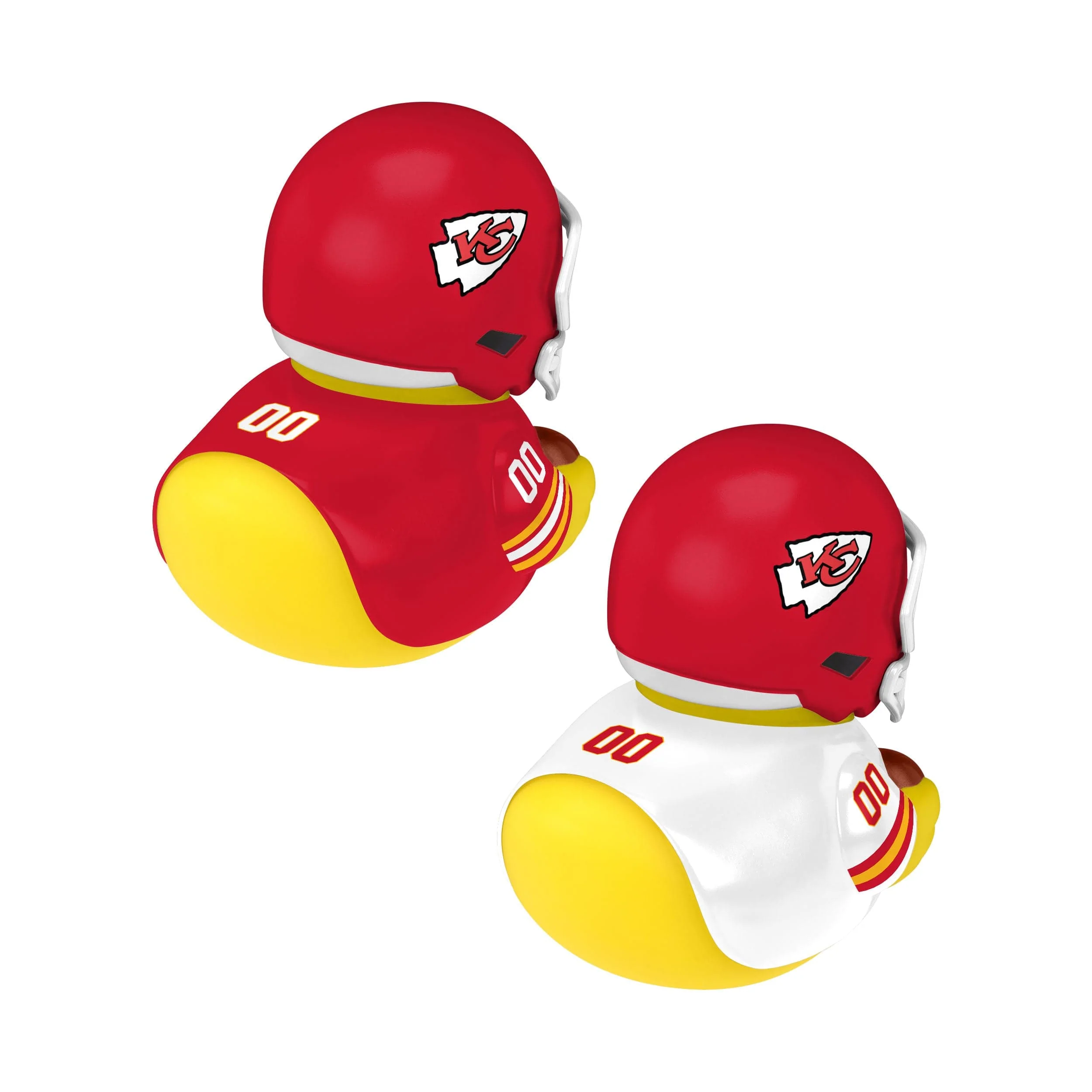 Kansas City Chiefs NFL 2 Pack Vinyl Ducks - Image 3
