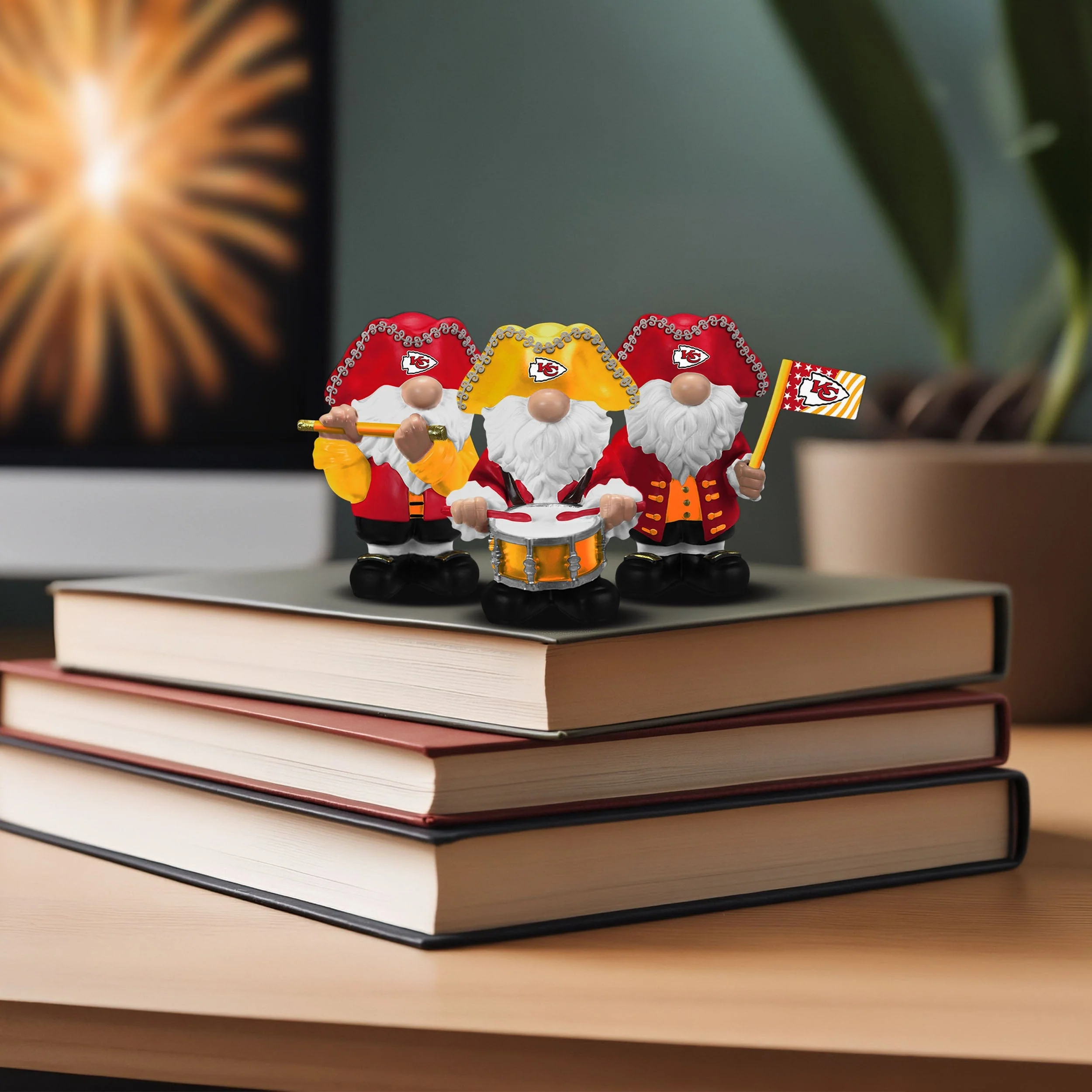 Kansas City Chiefs NFL 3 Pack Americana Mini Gnome Set - Image 4