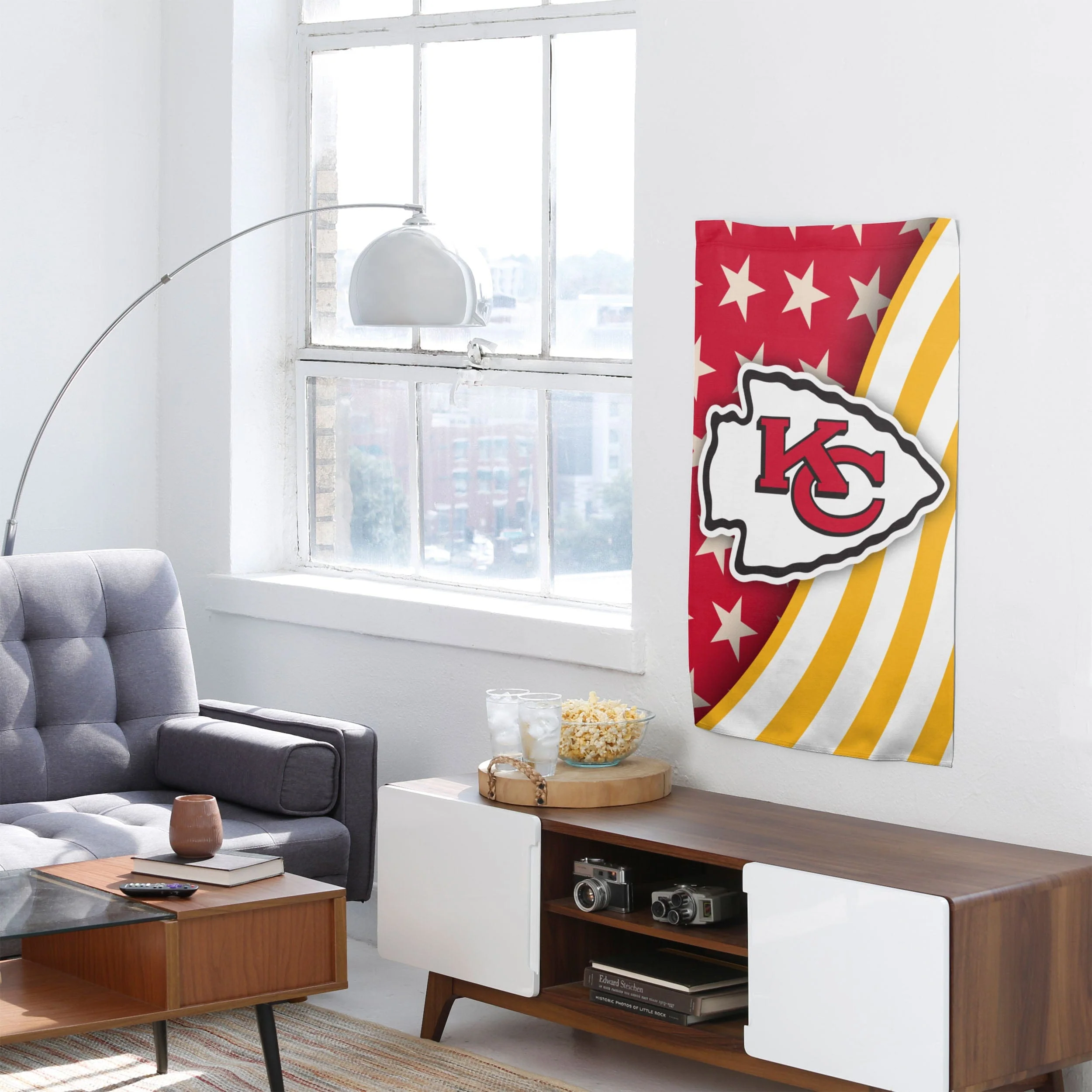 Kansas City Chiefs NFL Americana Vertical Flag - Image 4