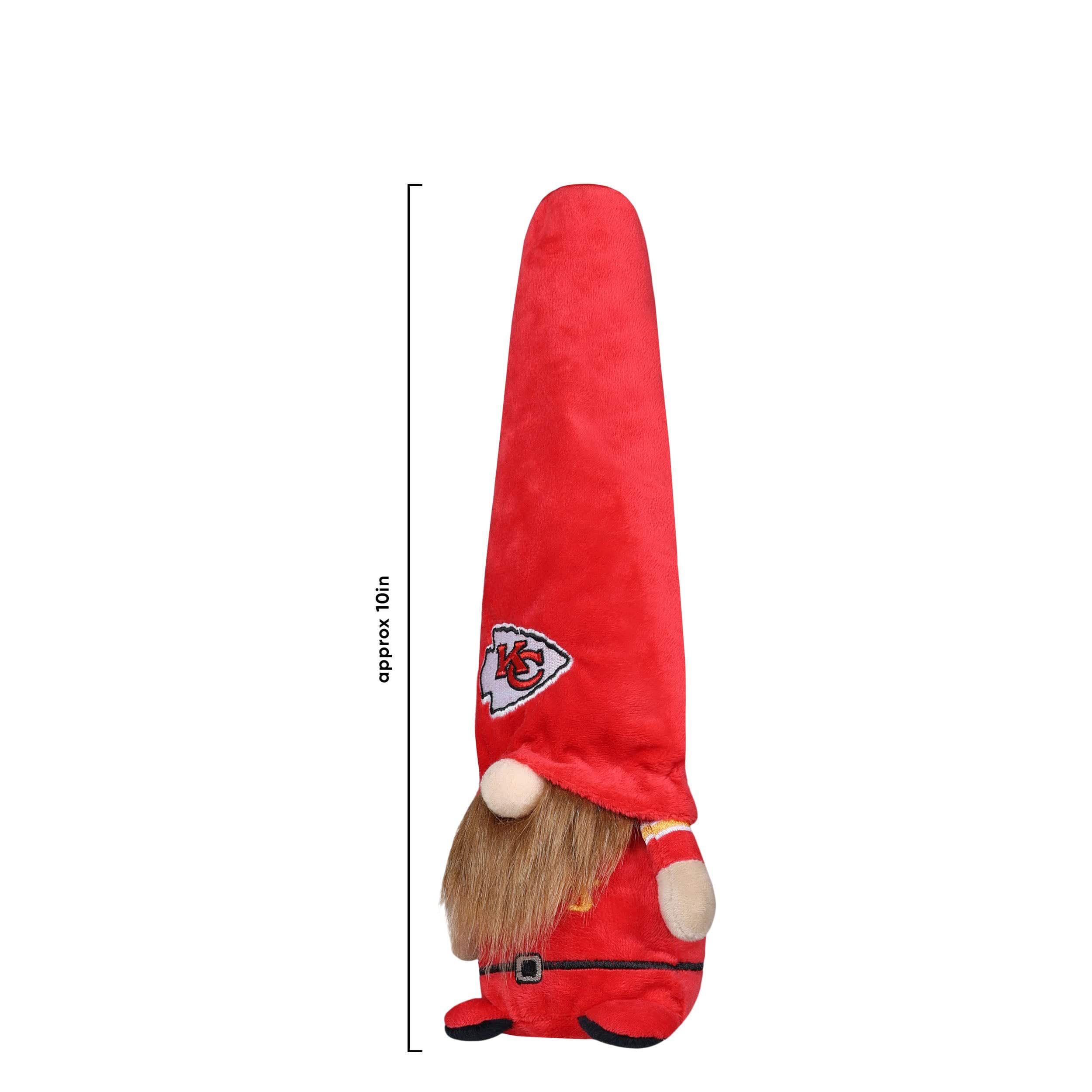 Kansas City Chiefs NFL Bearded Stocking Cap Plush Gnome - Image 2