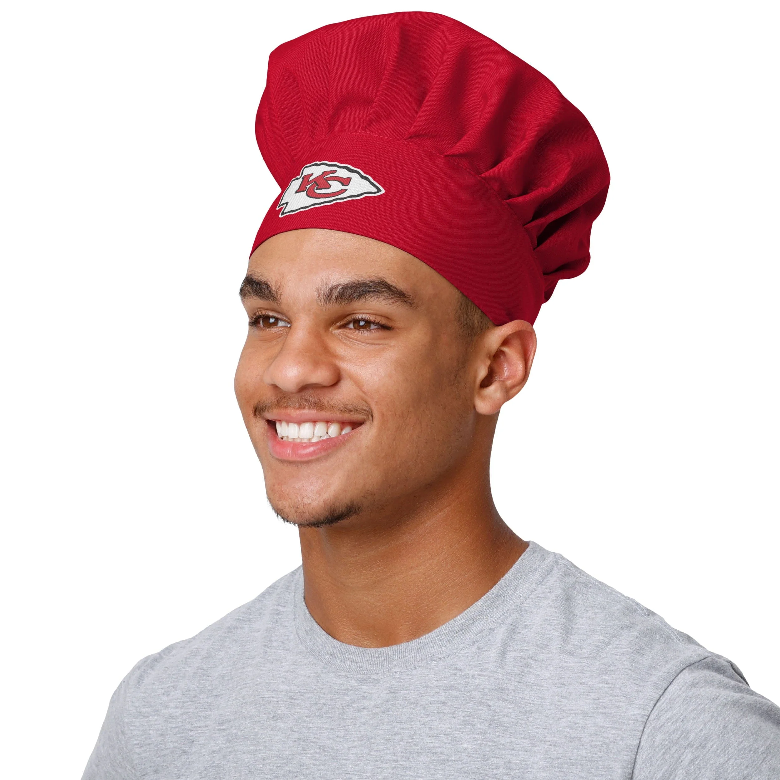 Kansas City Chiefs NFL Big Logo Chef Hat - Image 5