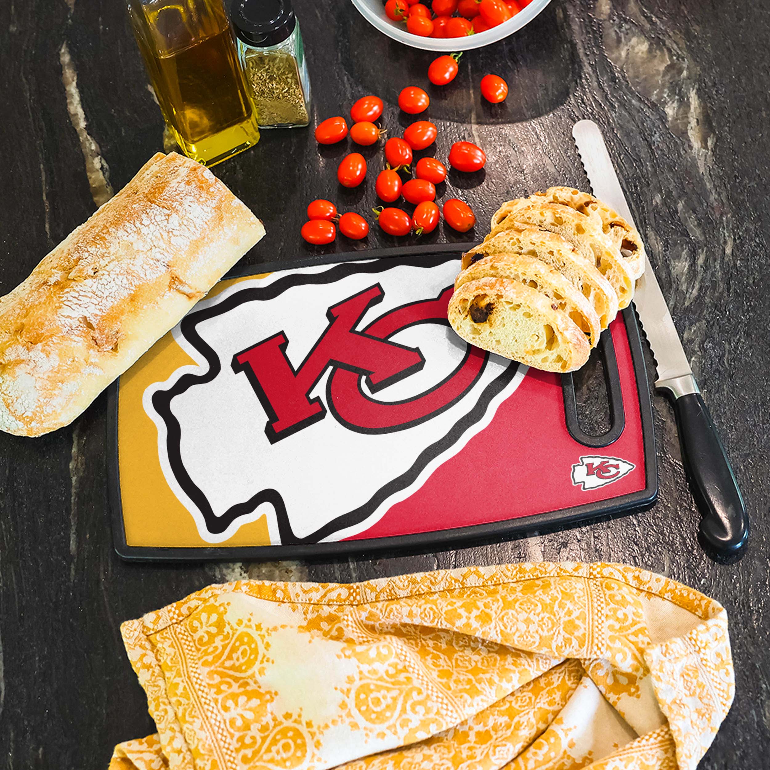 Kansas City Chiefs NFL Big Logo Cutting Board - Image 2