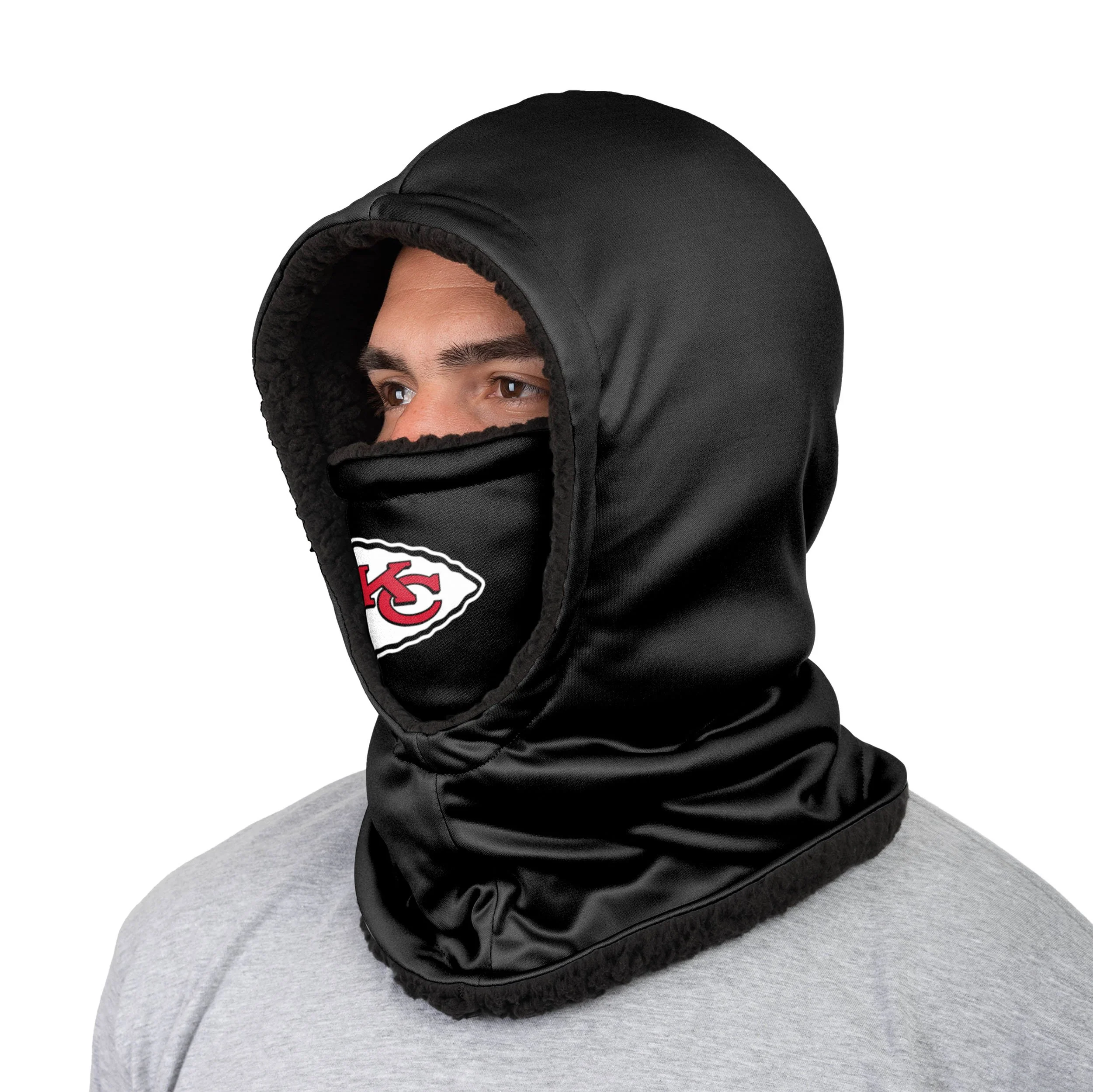 Kansas City Chiefs NFL Black Hooded Gaiter - Image 2
