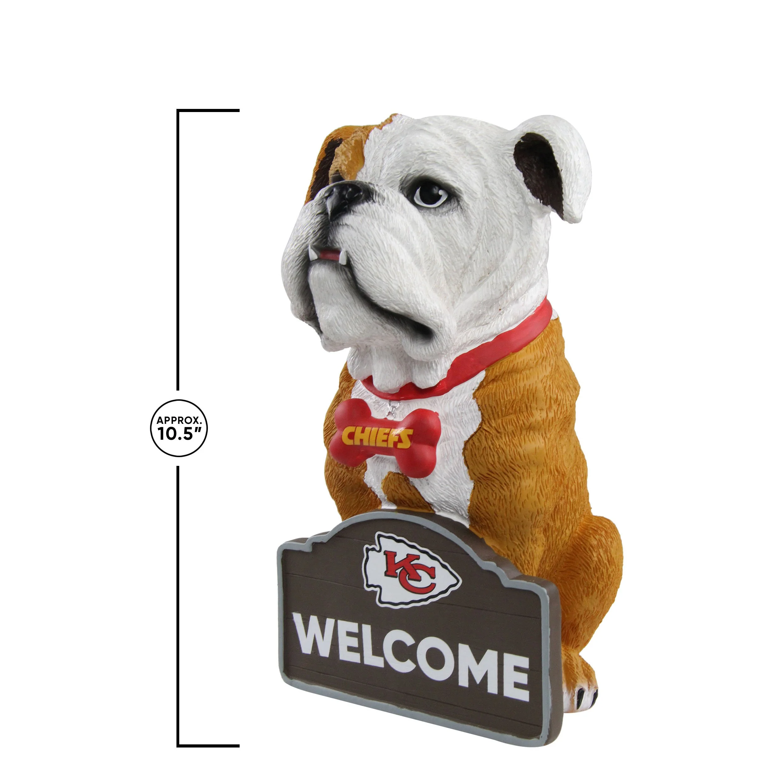 Kansas City Chiefs NFL Bulldog Statue - Image 2