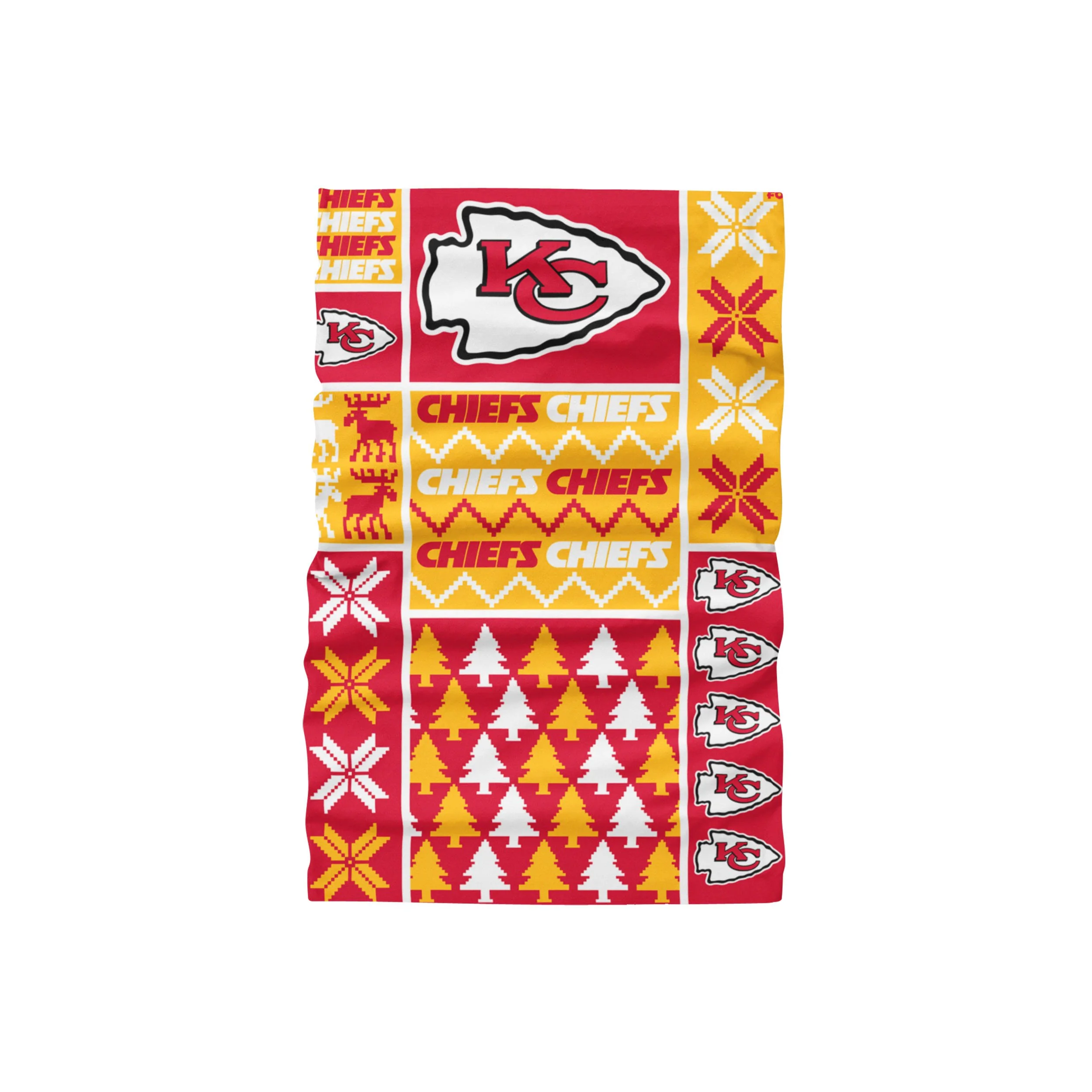 Kansas City Chiefs NFL Busy Block Gaiter Scarf - Image 2