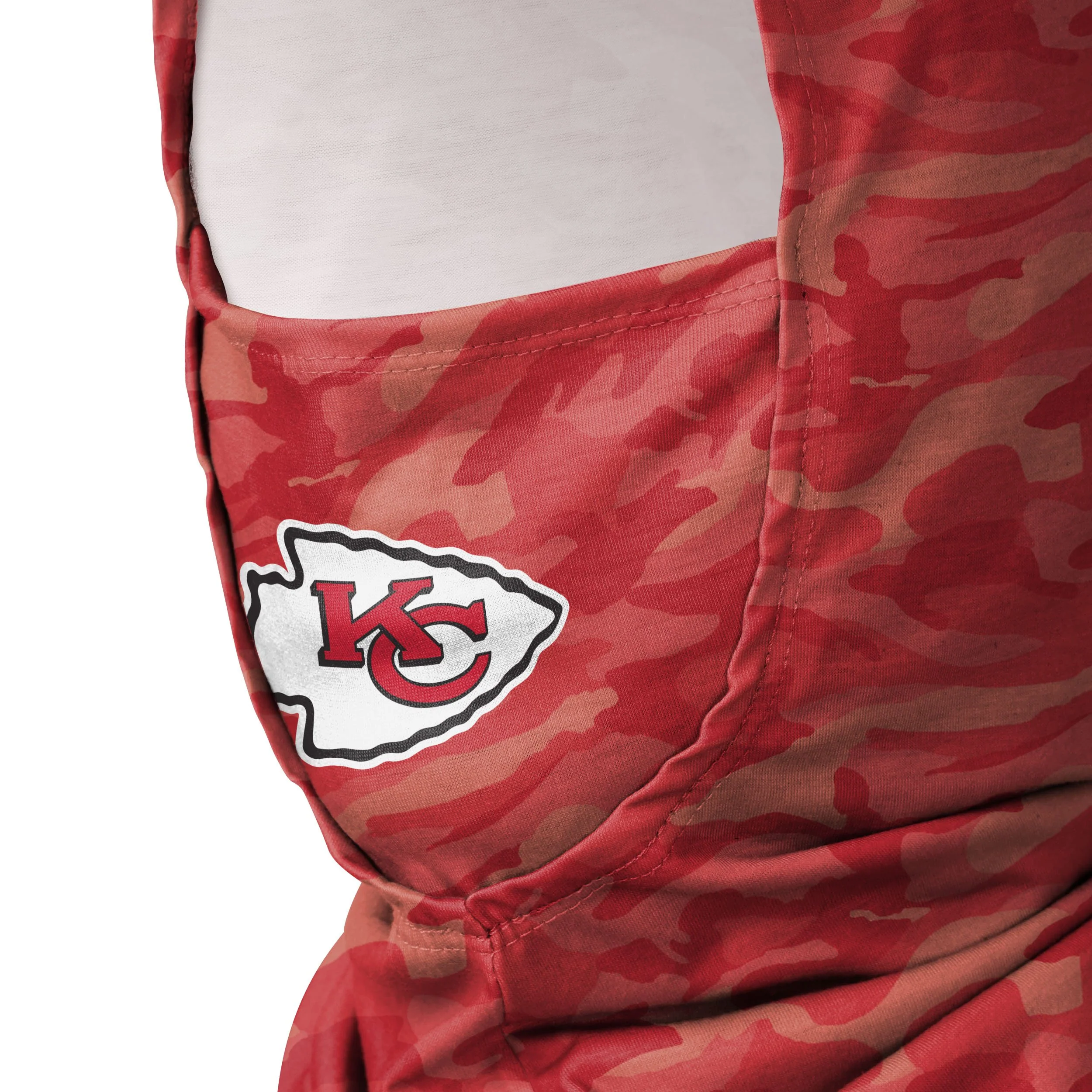 Kansas City Chiefs NFL Camo Lightweight Hooded Gaiter - Image 3