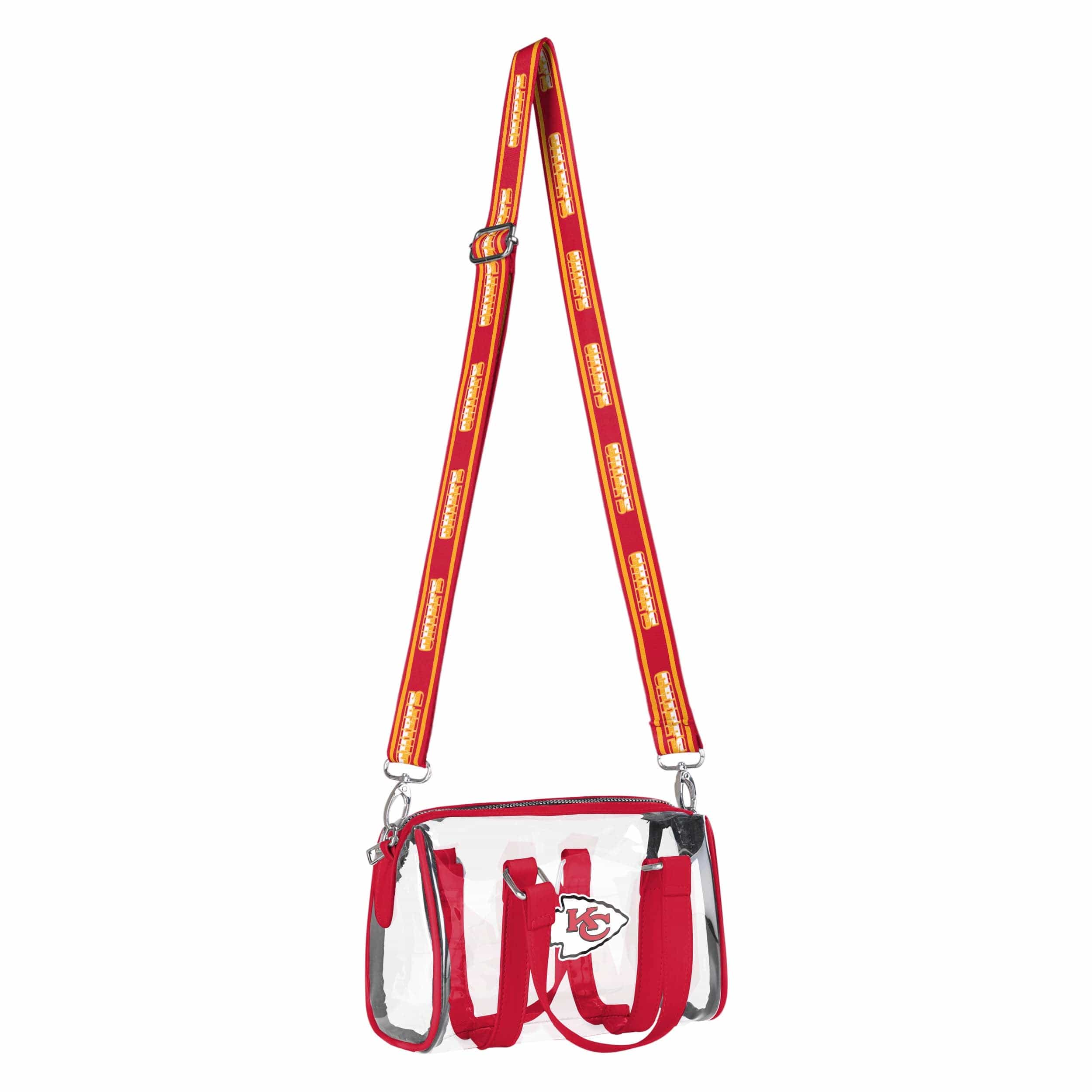 Kansas City Chiefs NFL Clear Barrel Bag - Image 2
