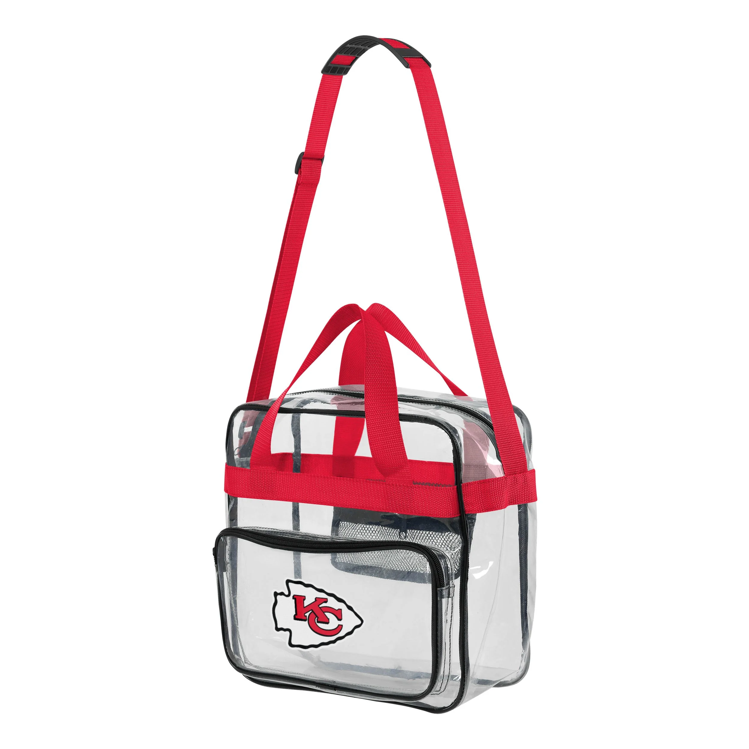 Kansas City Chiefs NFL Clear High End Messenger Bag - Image 2