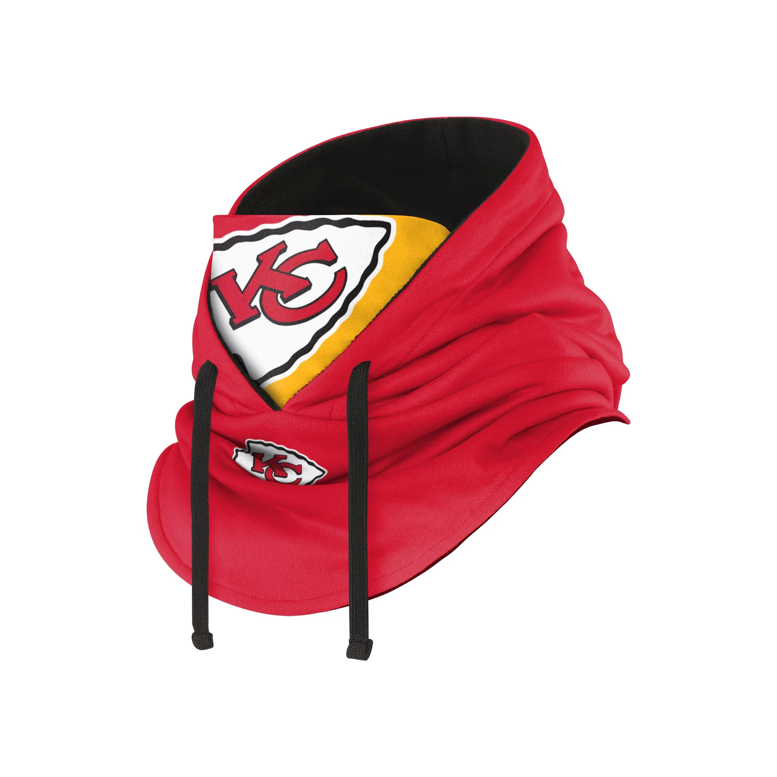 Kansas City Chiefs NFL Drawstring Hooded Gaiter - Image 2