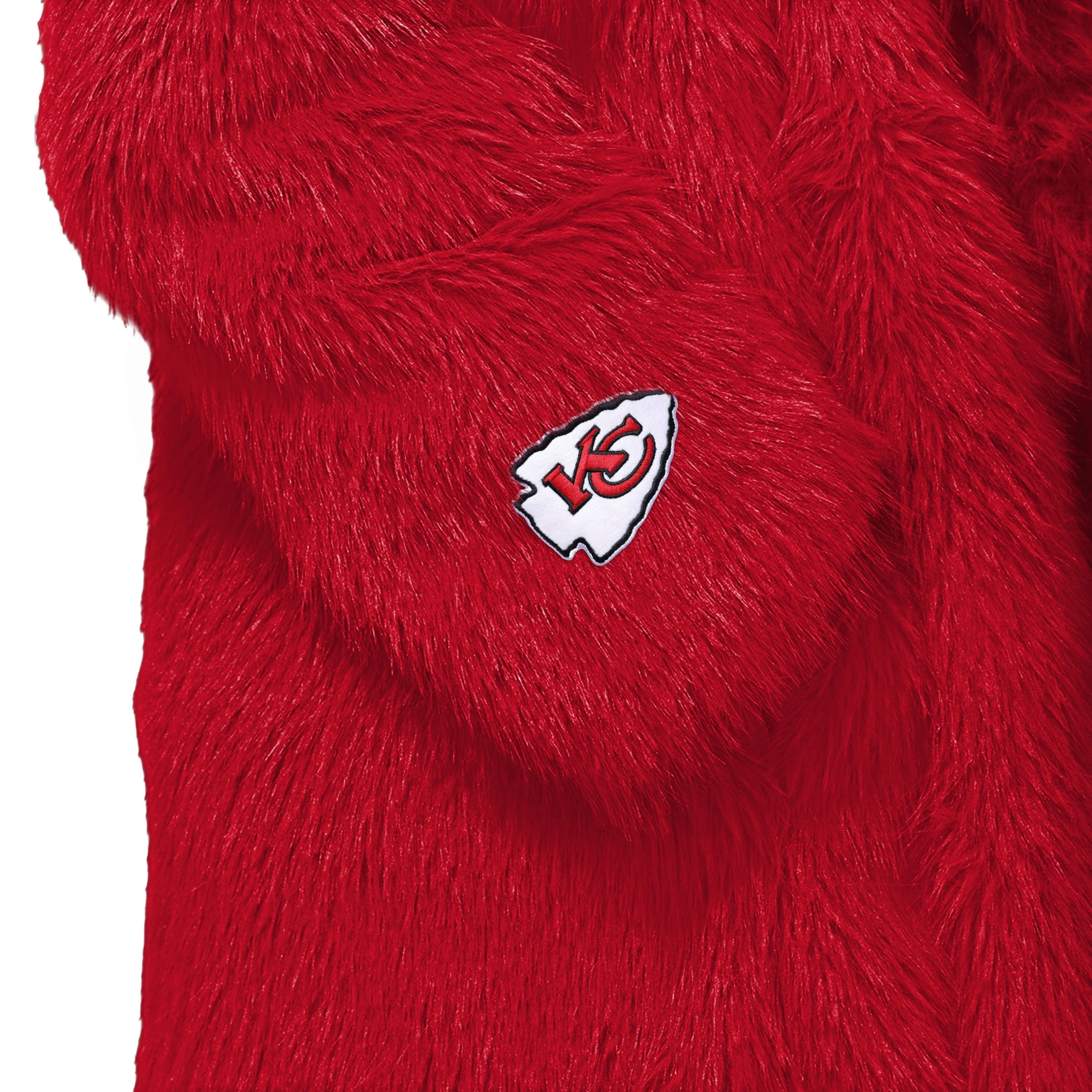 Kansas City Chiefs NFL Faux Fur Long Jacket - Image 3