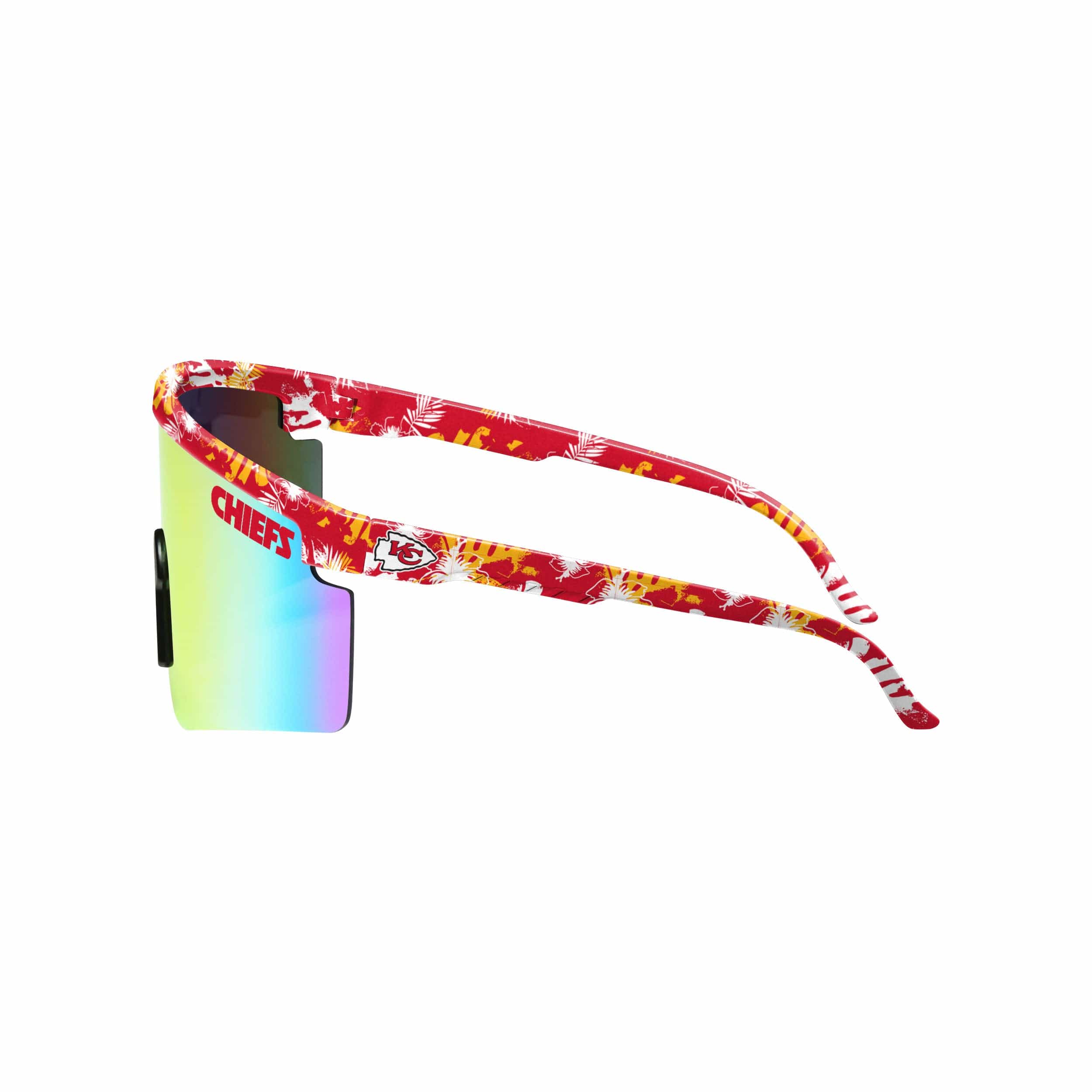 Kansas City Chiefs NFL Floral Large Frame Sunglasses - Image 3