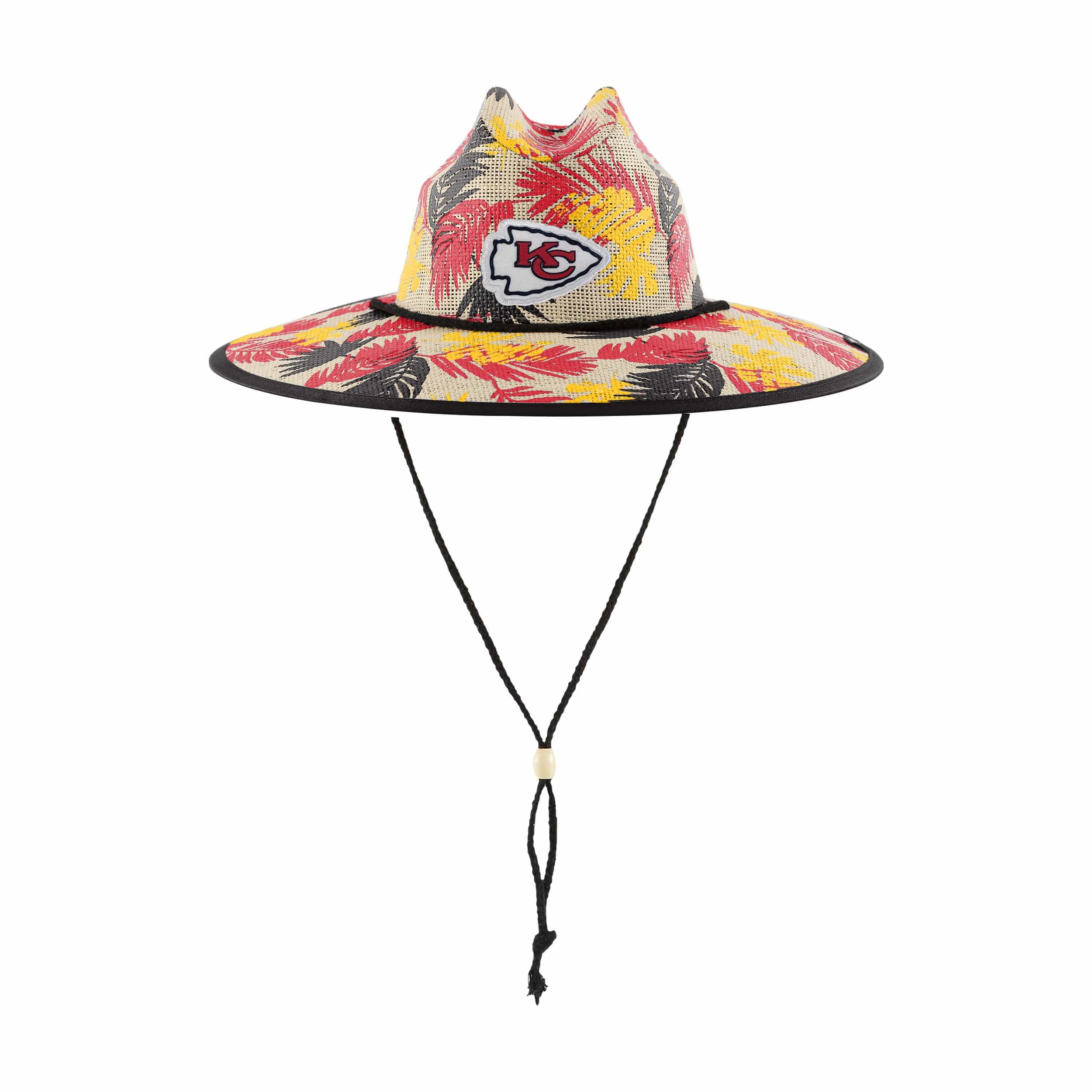 Kansas City Chiefs NFL Floral Printed Straw Hat - Image 3