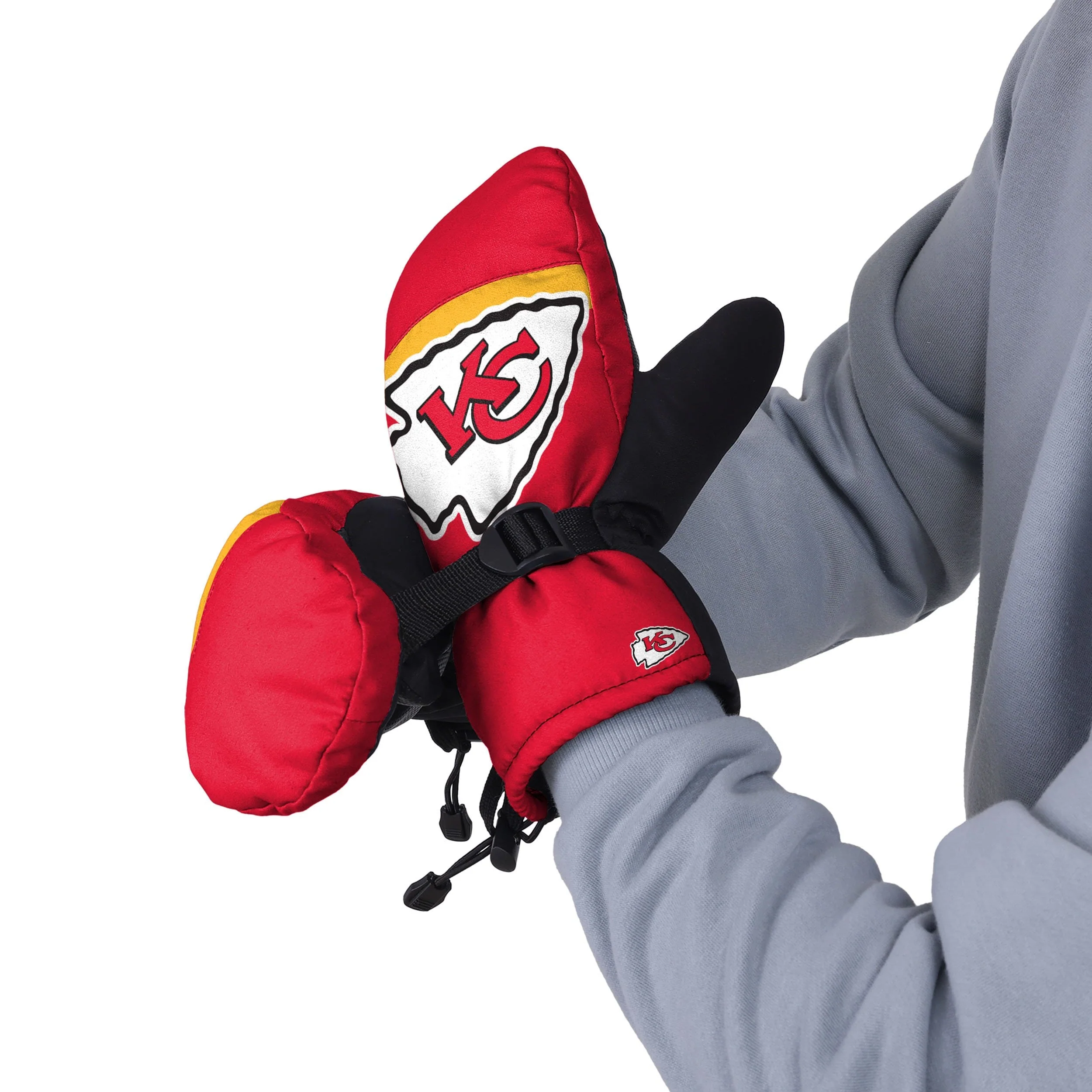 Kansas City Chiefs NFL Frozen Tundra Insulated Mittens - Image 2