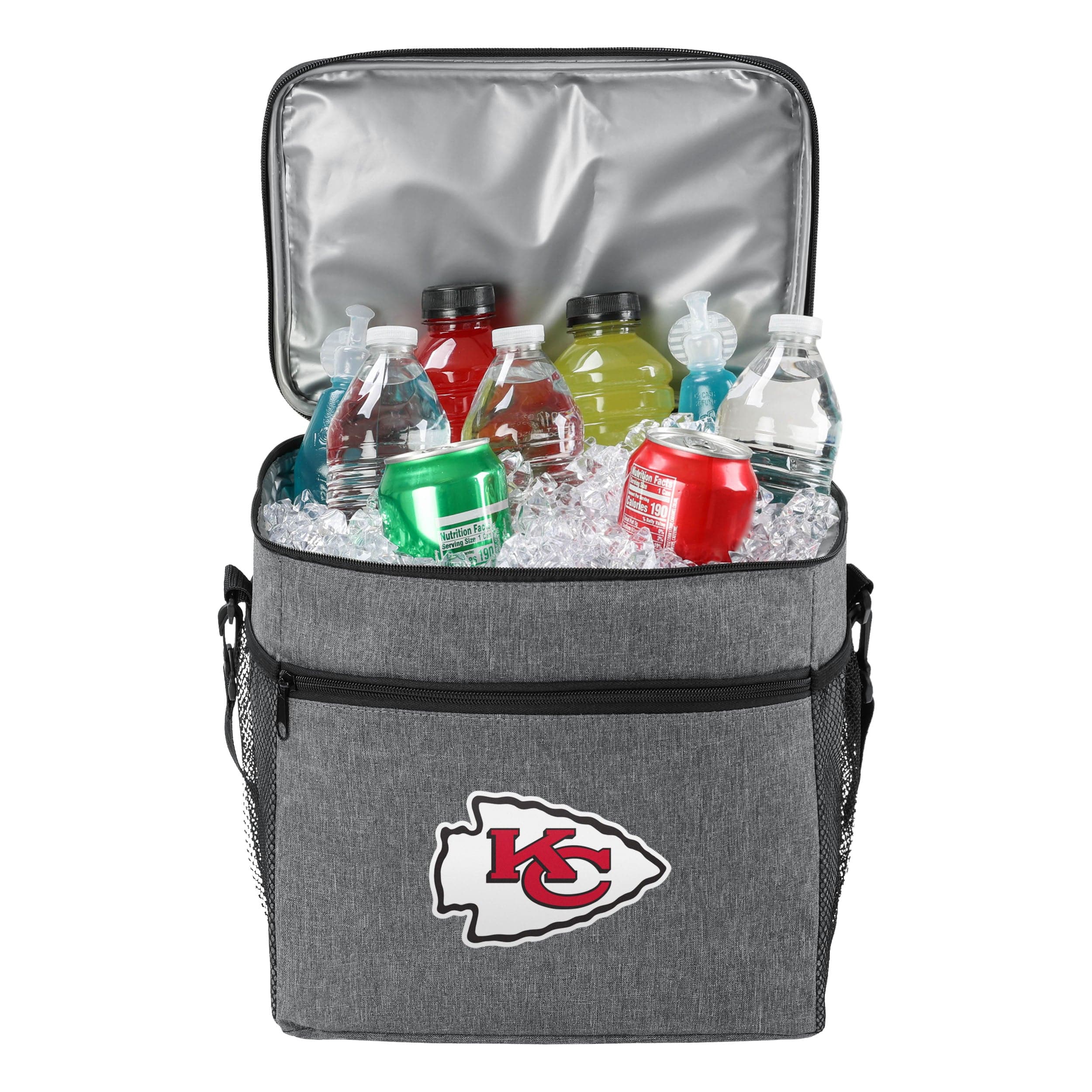 Kansas City Chiefs NFL Heather Grey Tailgate 24 Pack Cooler - Image 3